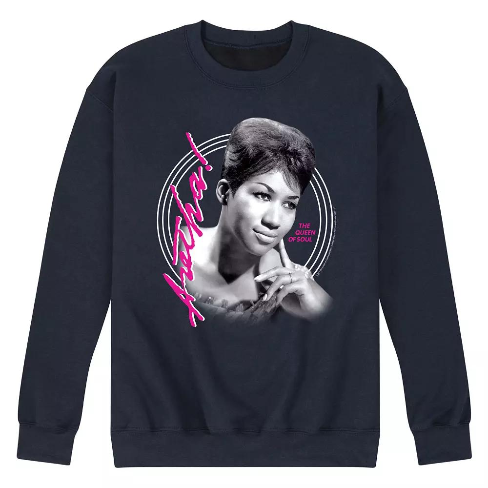 Men's Aretha Franklin Queen Of Soul Fleece Sweatshirt,  Product Image