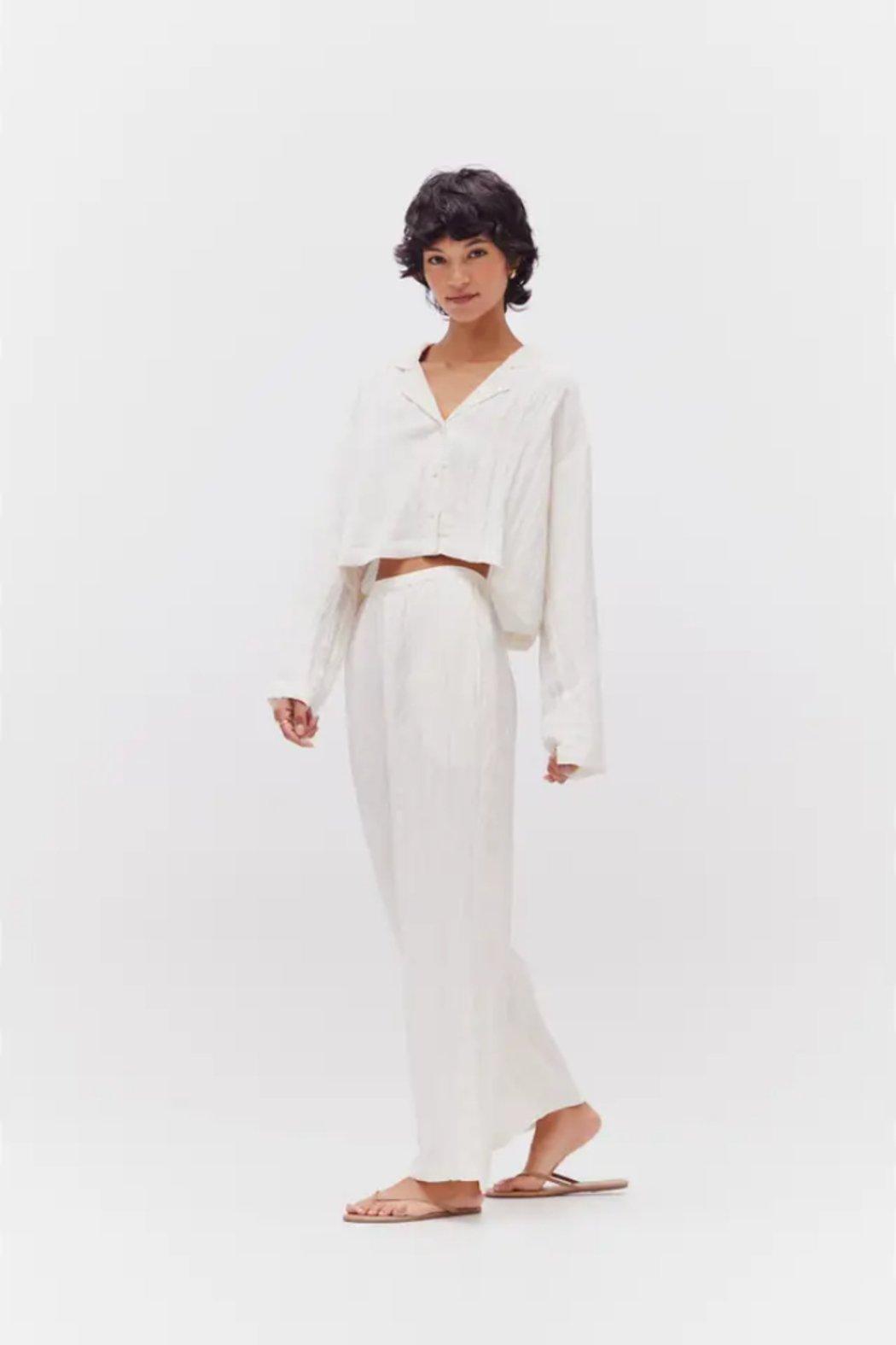 Carolyn Crinkle Fabric Pants Product Image