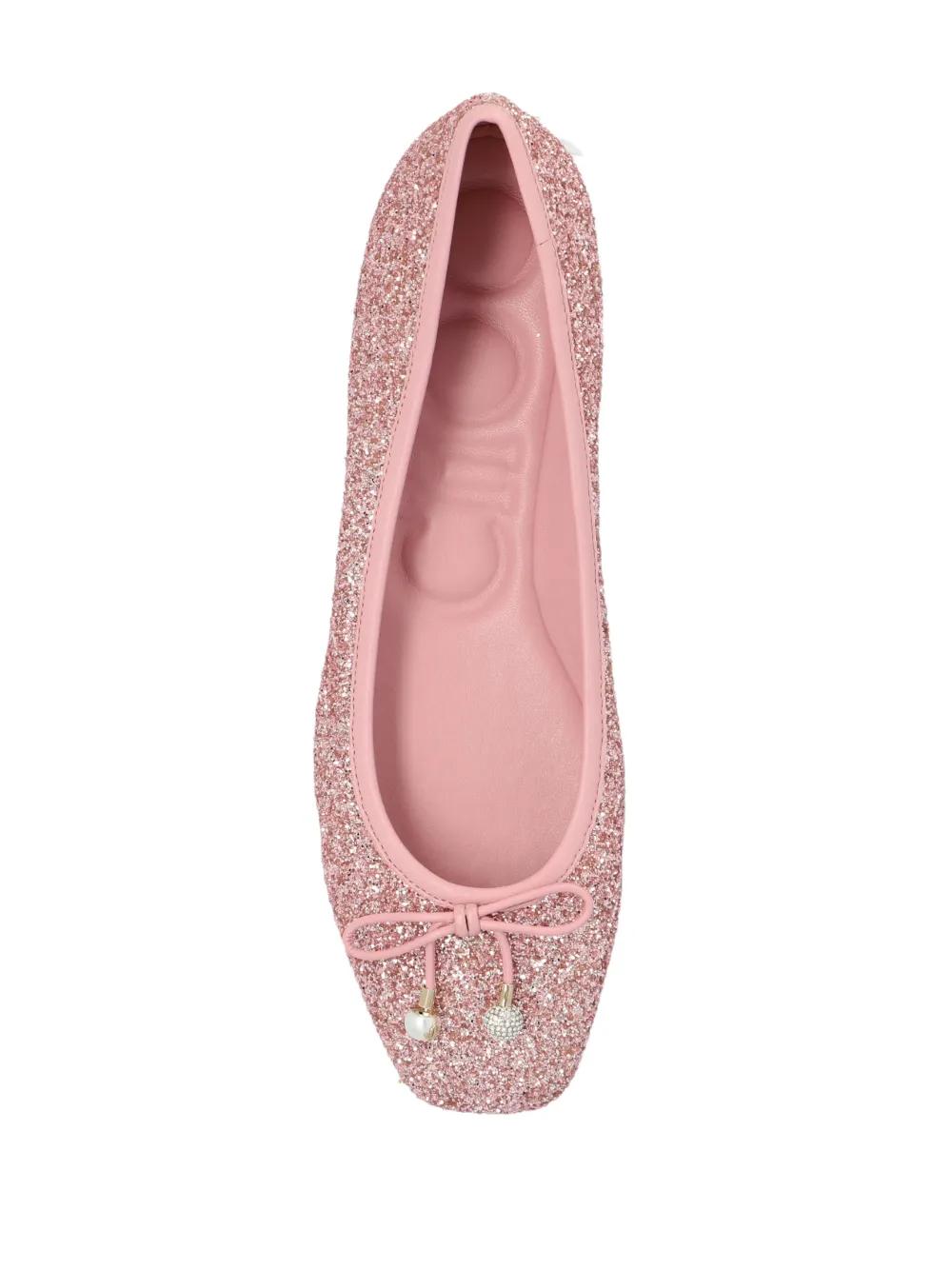 Elme glittered ballerina shoes Product Image