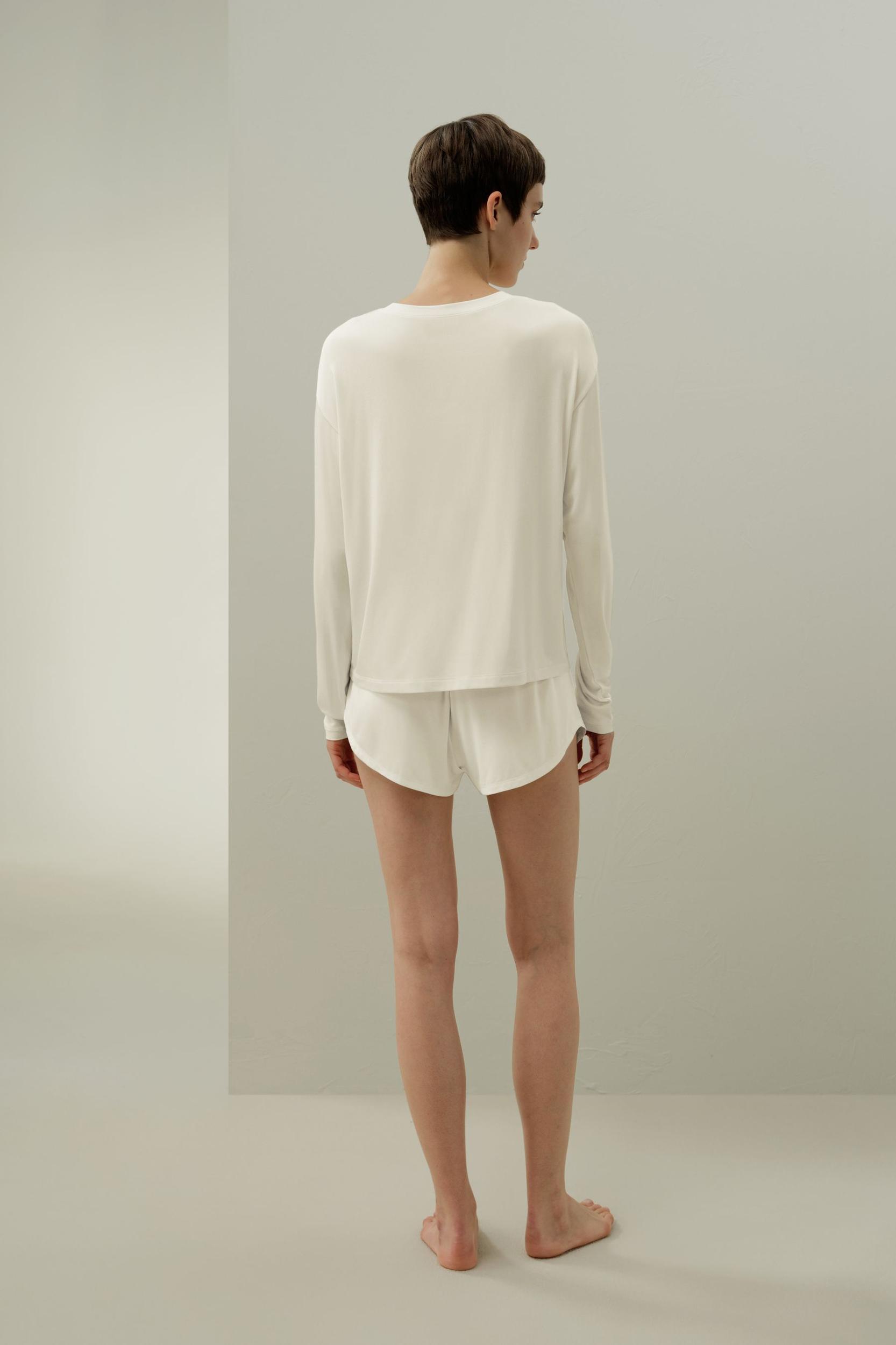 Silk Breeze Jersey Relaxed Lounge Top Product Image