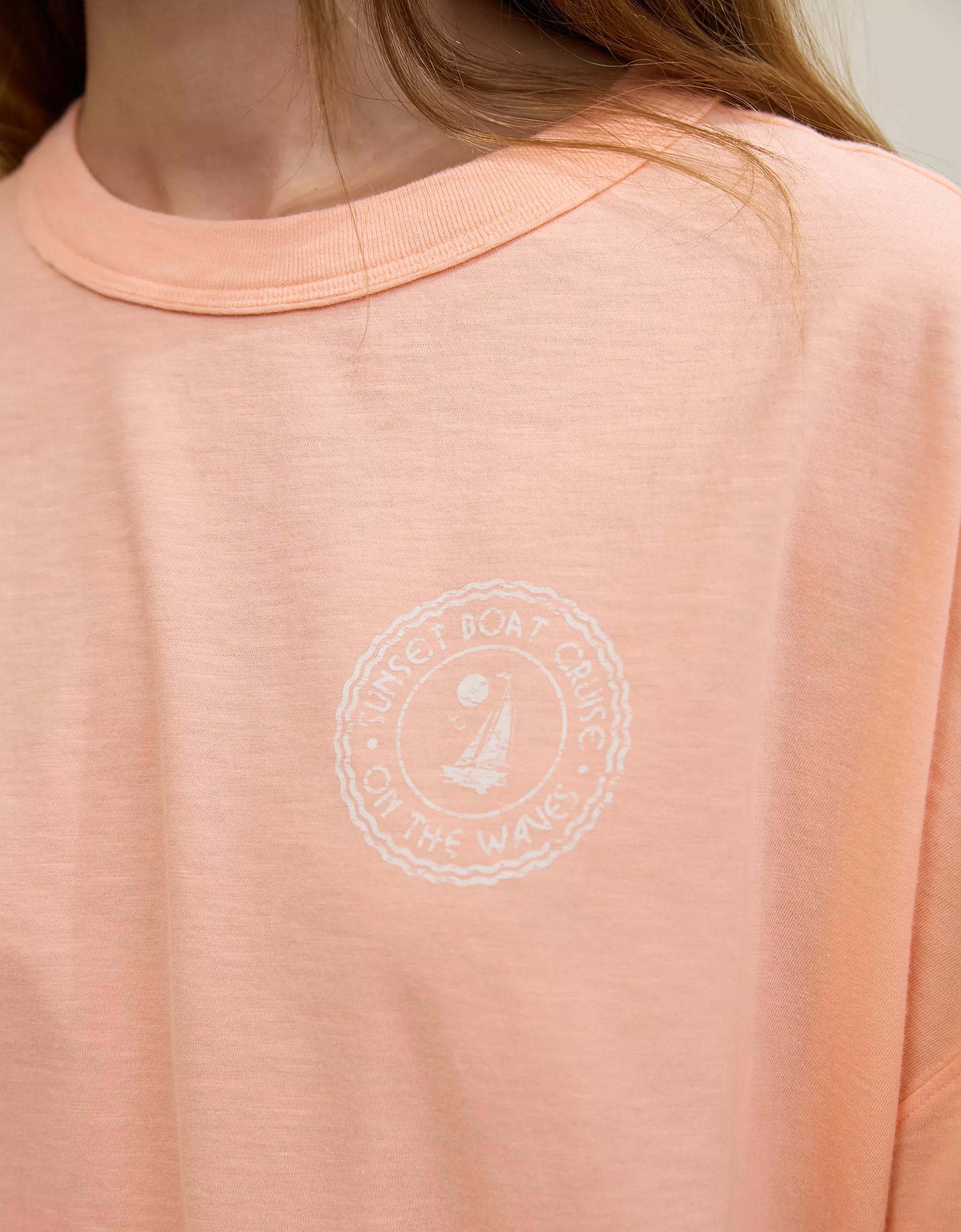 Aerie Oversized Crew Boyfriend T-Shirt Product Image