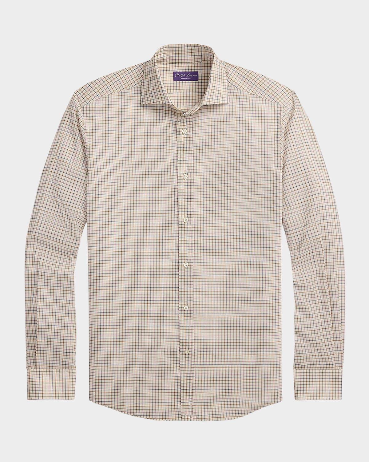 Mens Tattersall Twill Shirt - Product Image