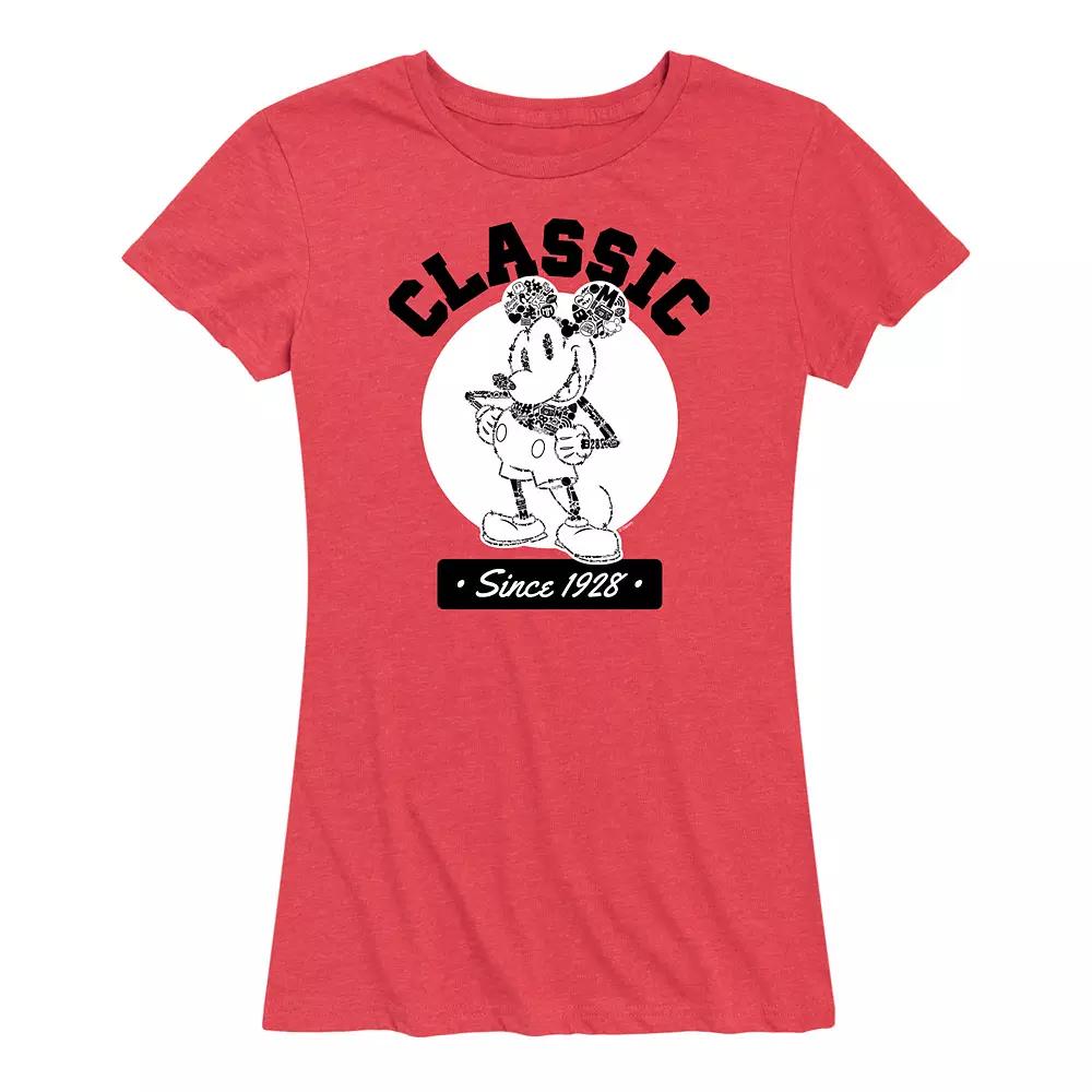 Disney's Mickey Mouse Women's Classic Since 1928 Graphic Tee,  Product Image
