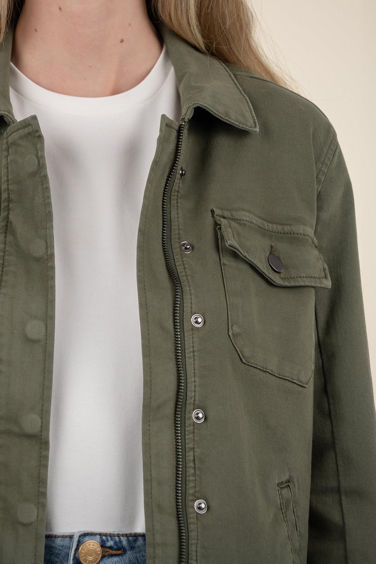 Amanda Boxy Jacket- Tree Product Image