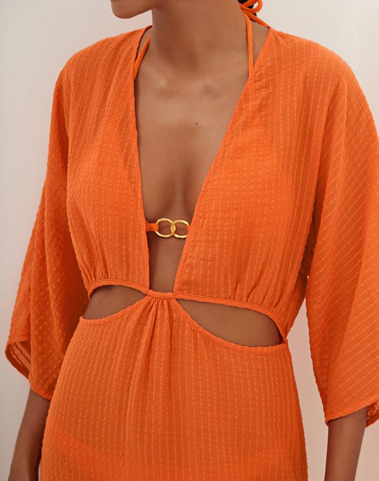 Allie Short Cover Up - Marigold Product Image