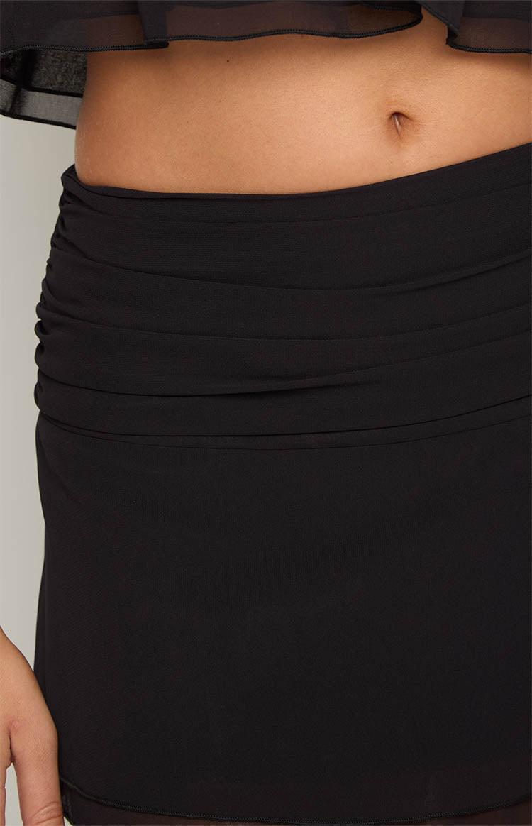 Zyra Black Mini Skirt Product Image