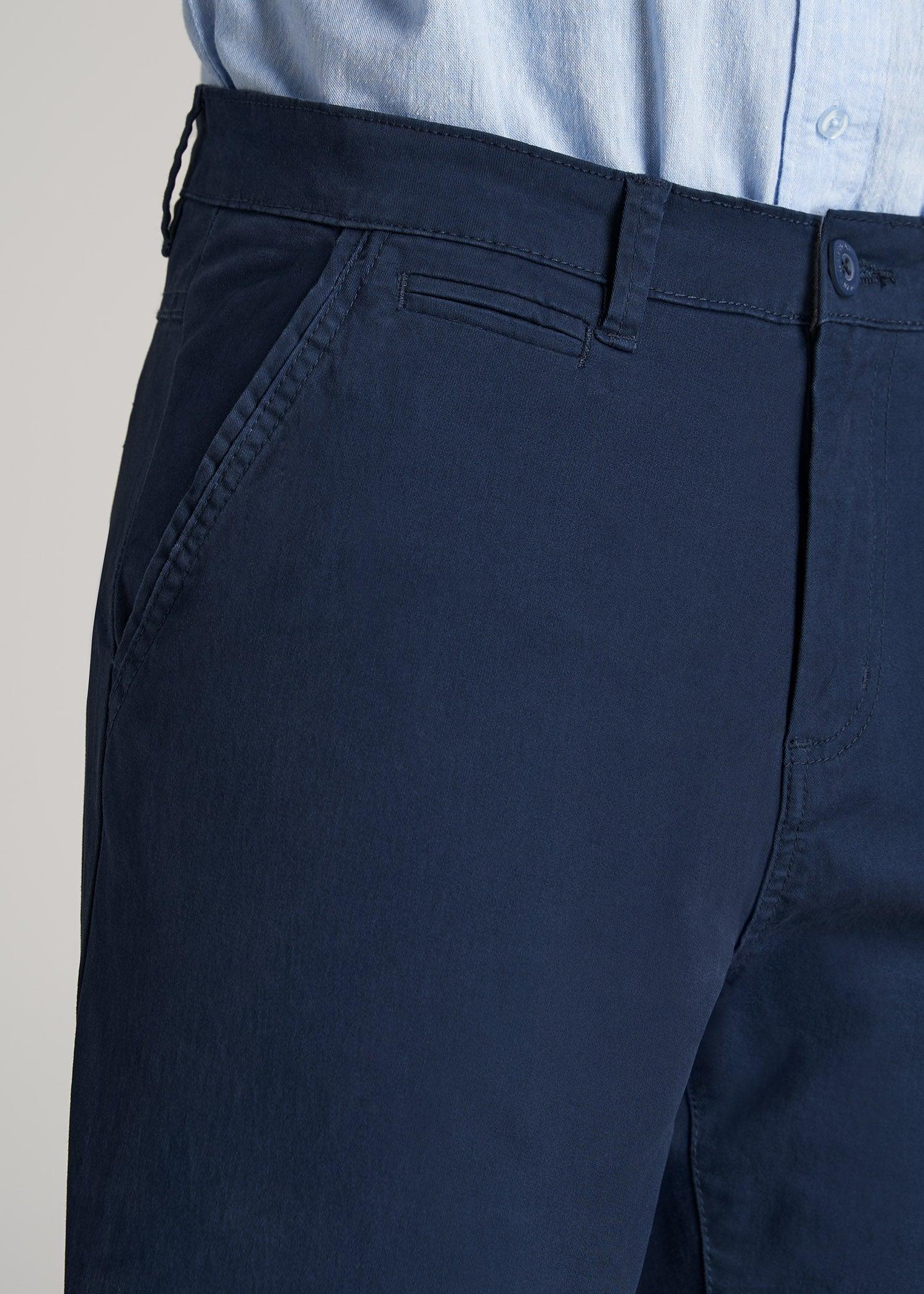 J1 STRAIGHT Leg Chinos for Tall Men in Marine Navy Male Product Image