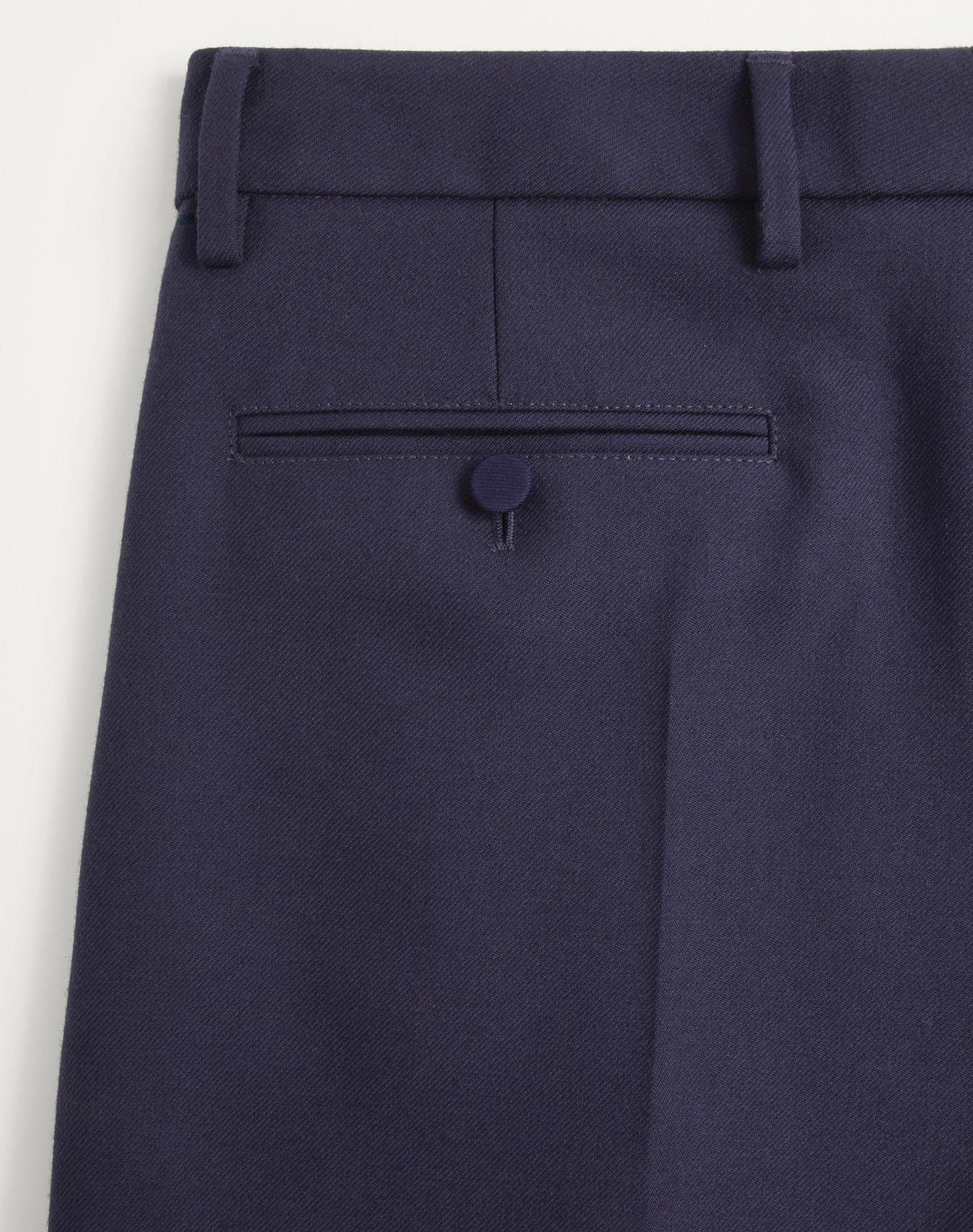 Cuffed Wool Gabardine Bermuda Shorts Product Image