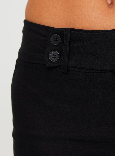 Kinkirk Flared Pants Black Petite Product Image