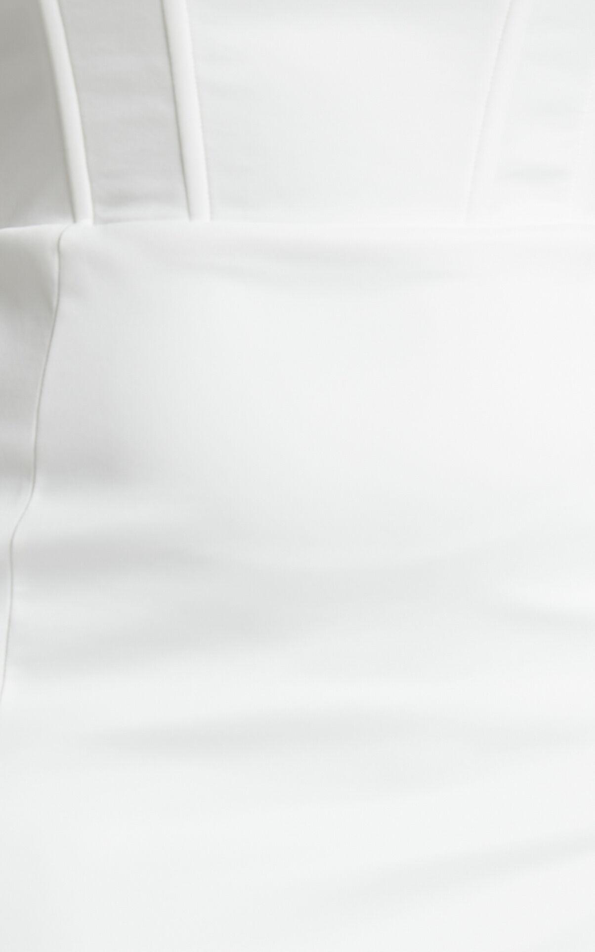 Ynes Bridal Gown - Off Shoulder Corset Split Gown in Ivory Product Image