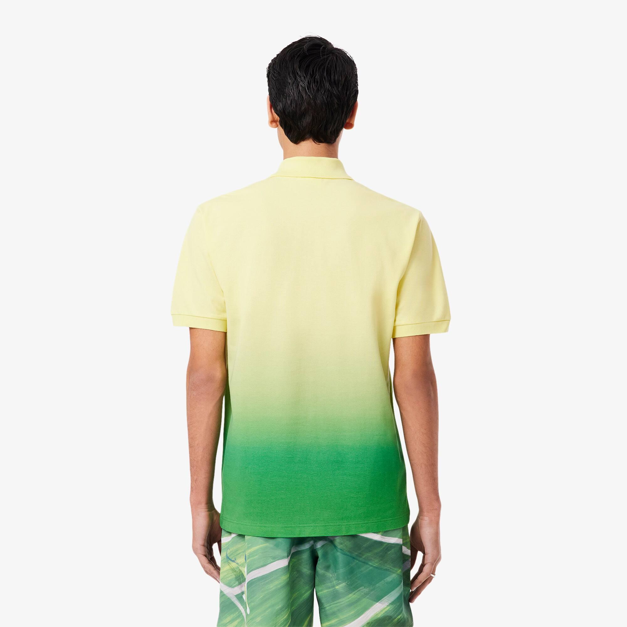 Classic Fit Ombré Print L.12.12 Polo Shirt Product Image