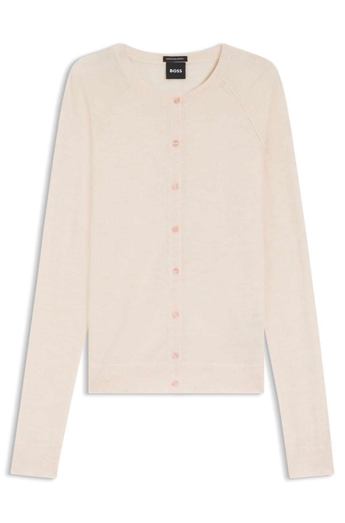 Superfine merino wool cardigan Product Image