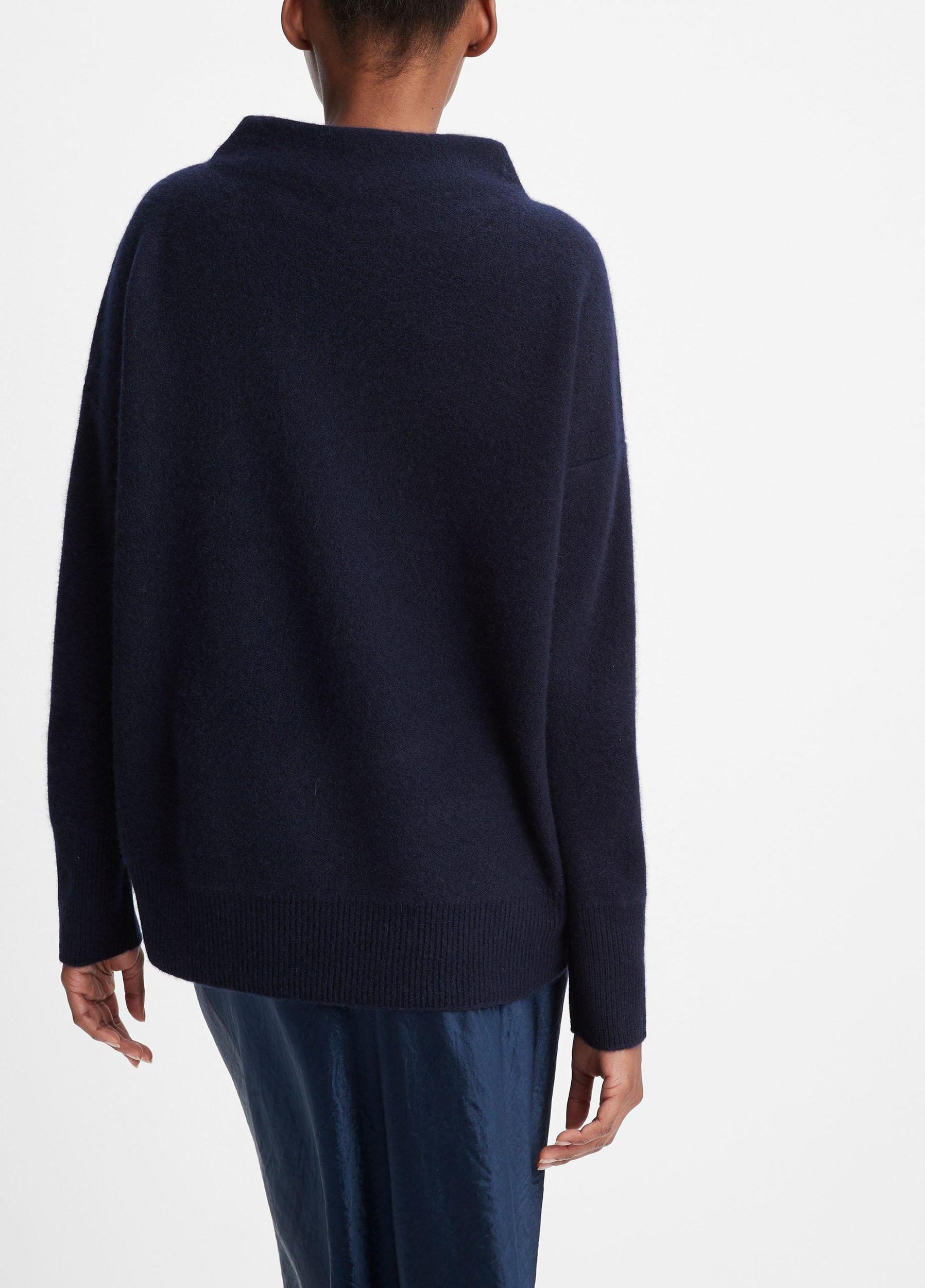 Plush Cashmere Funnel-Neck Sweater Product Image