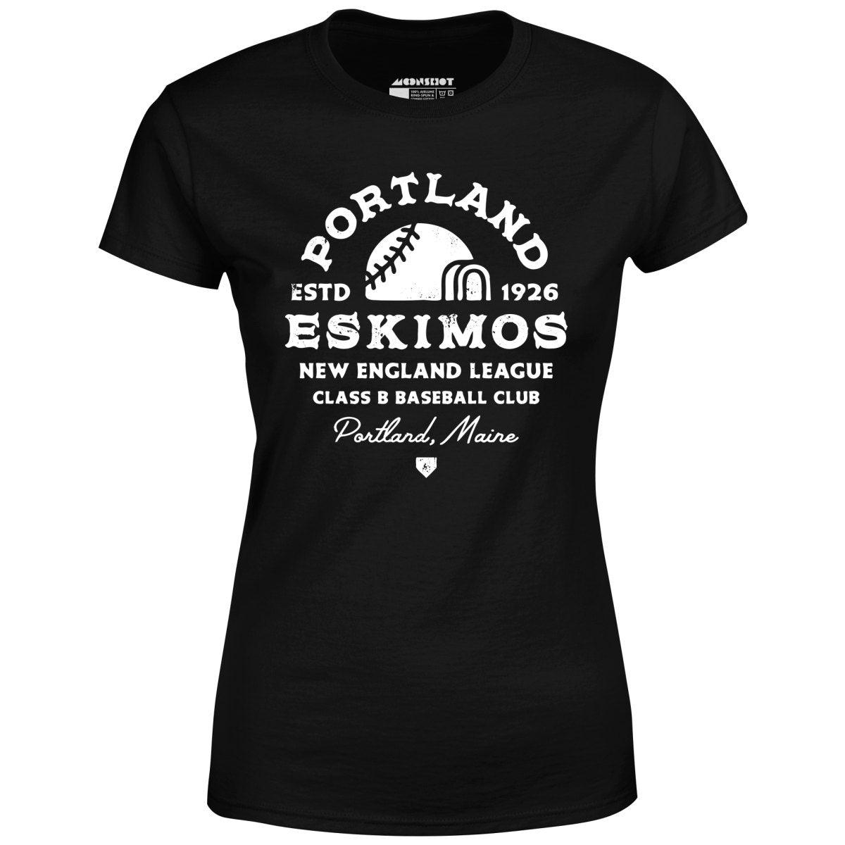 Portland Eskimos - Maine - Vintage Defunct Baseball Teams - Women's T-Shirt Female Product Image