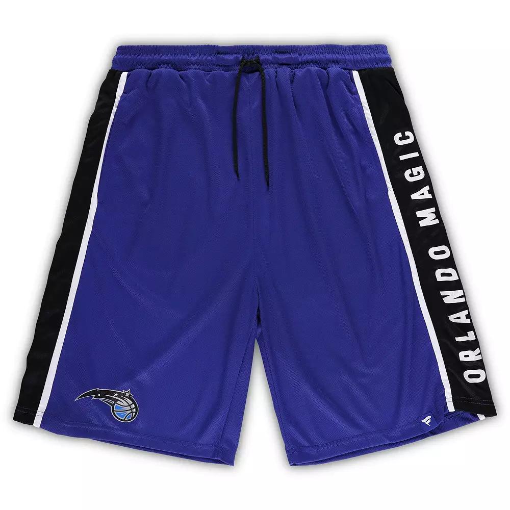 Men's Fanatics Branded Blue Orlando Magic Big & Tall Referee Iconic Mesh Shorts,  Product Image