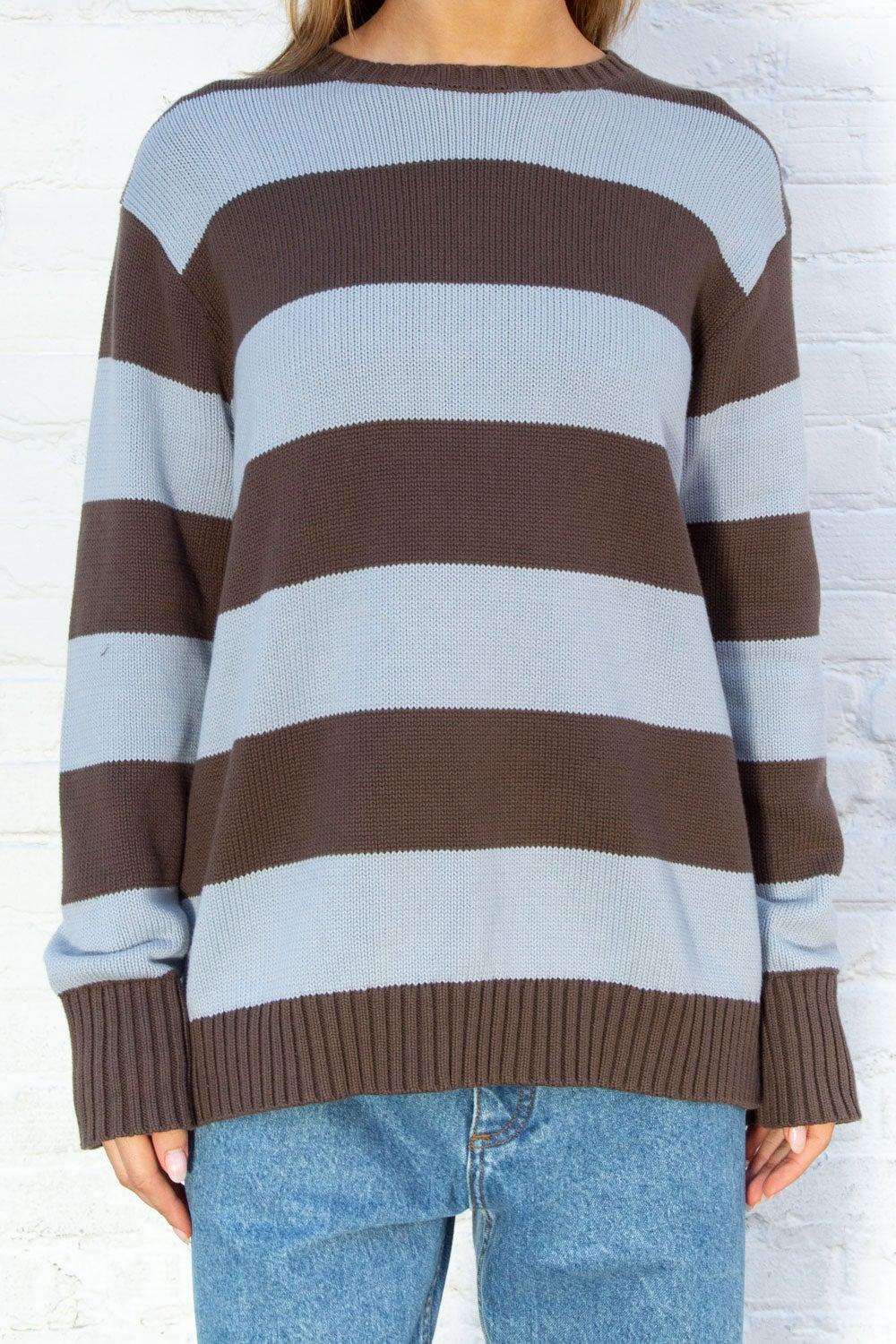 Brianna Cotton Thick Stripe Sweater Product Image