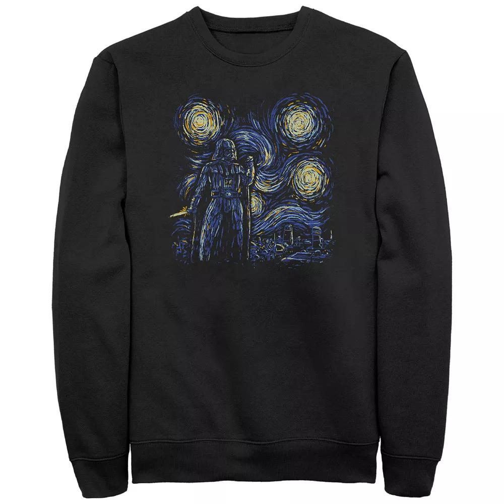 Men's Star Wars Darth Vader Starry Night Graphic Fleece, Size: Large, Black Product Image