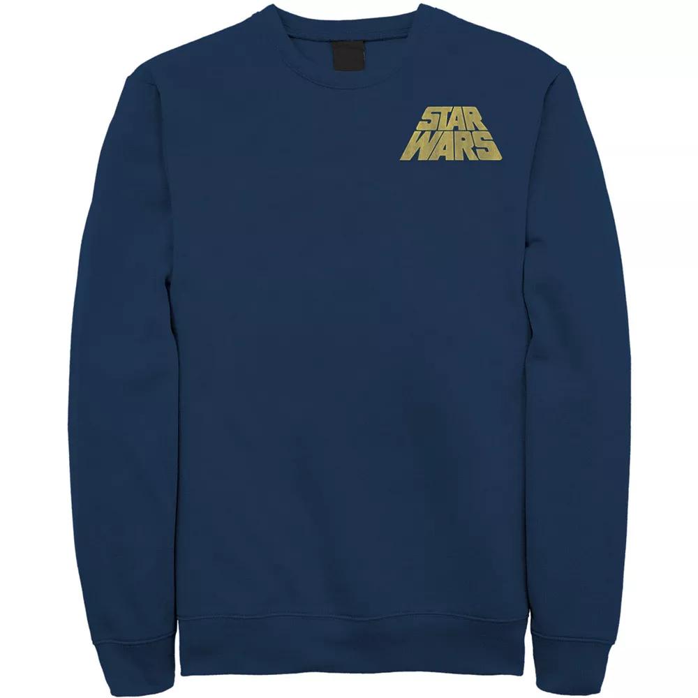 Men's Star Wars Distressed Slant Logo Z2 Sweatshirt,  Product Image