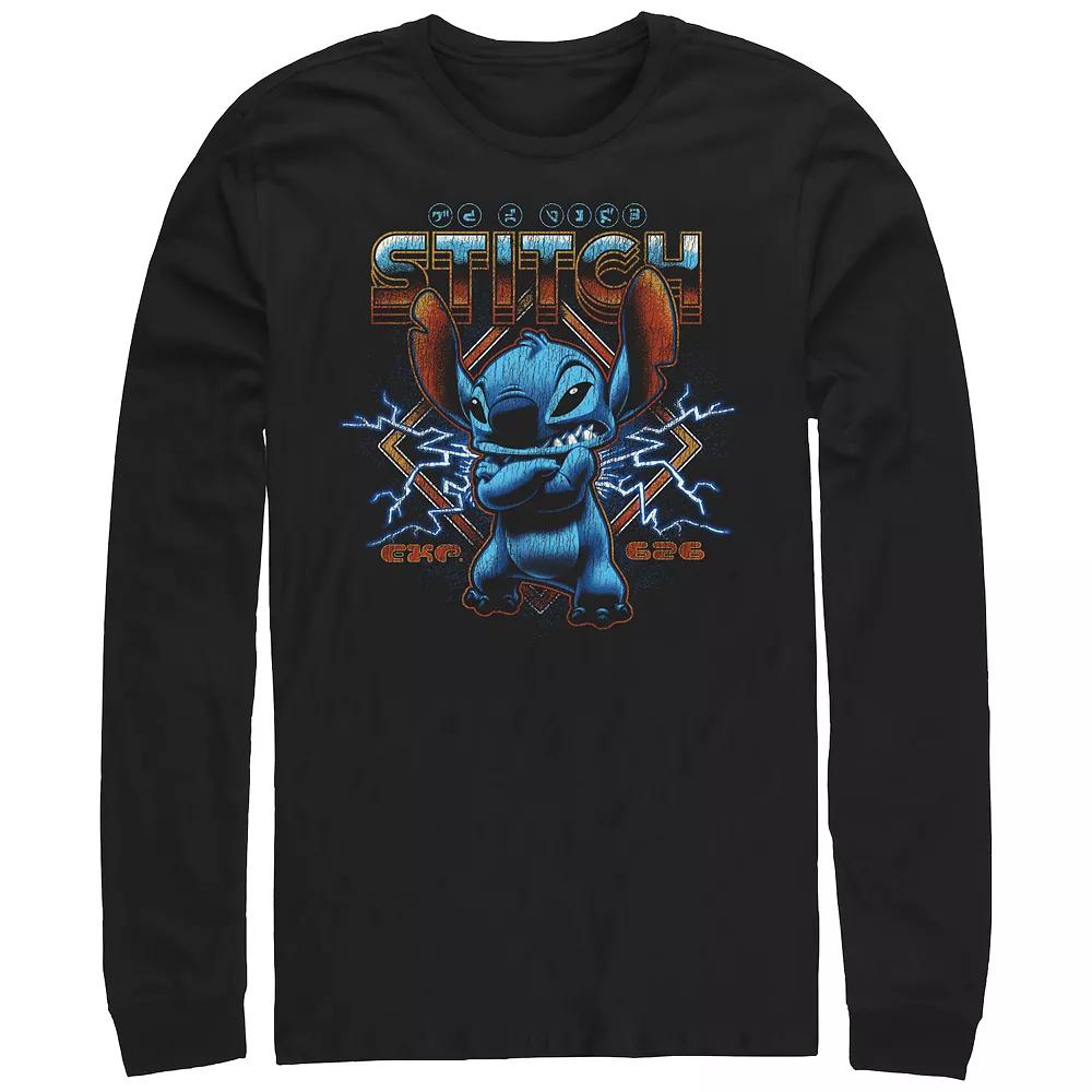 Disney's Lilo & Stitch Rock Poster Stitch Men's Graphic Tee,  Product Image