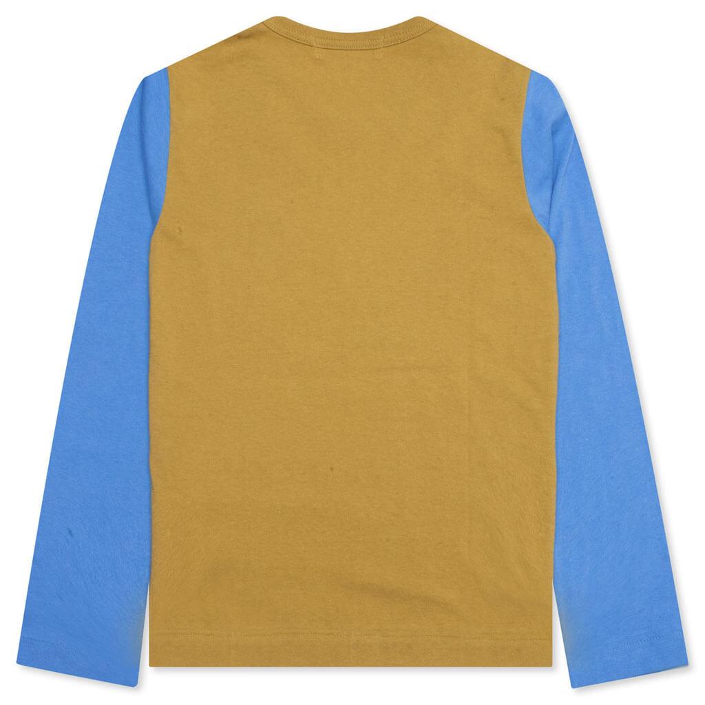 Women's Bi-Color T-Shirt - Olive/Blue Female Product Image