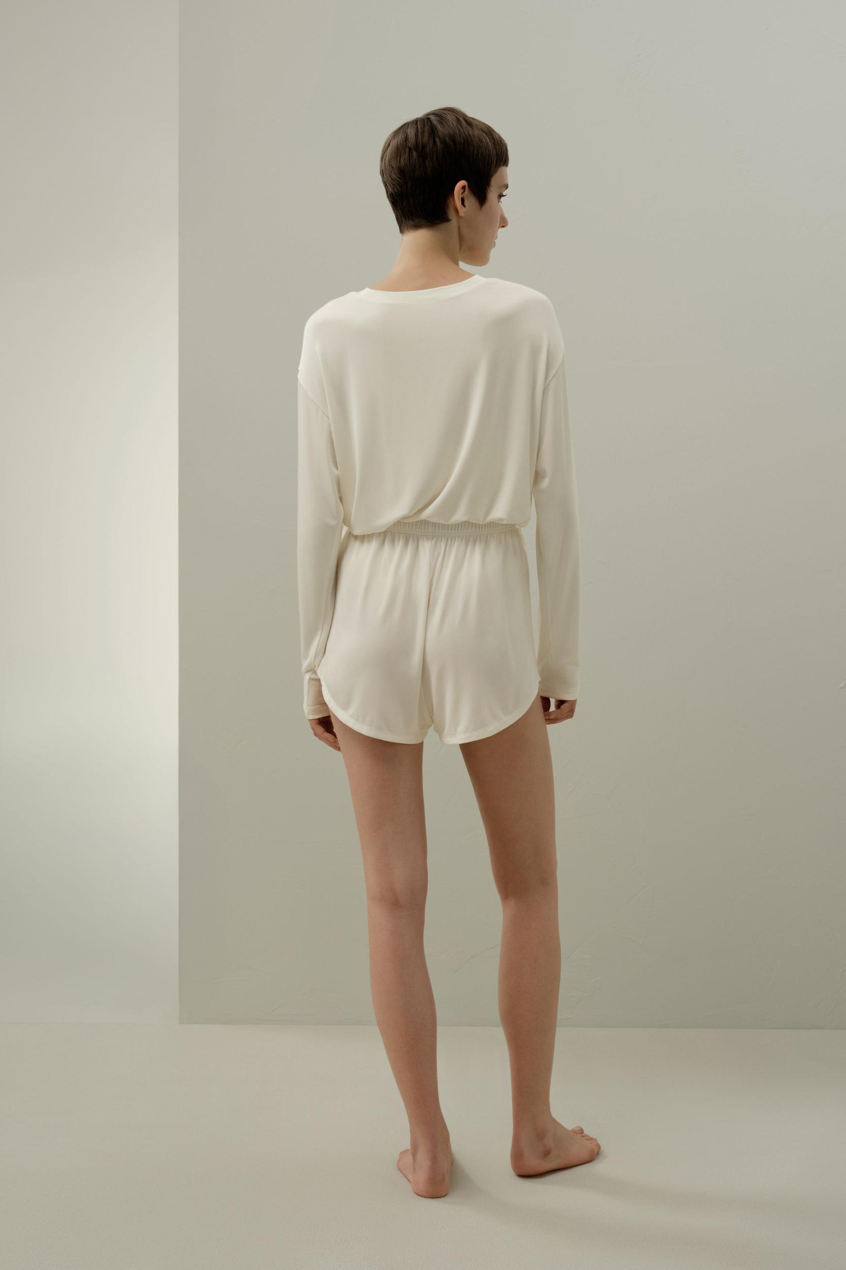 Silk Breeze Jersey Comfort Flowy Shorts Product Image