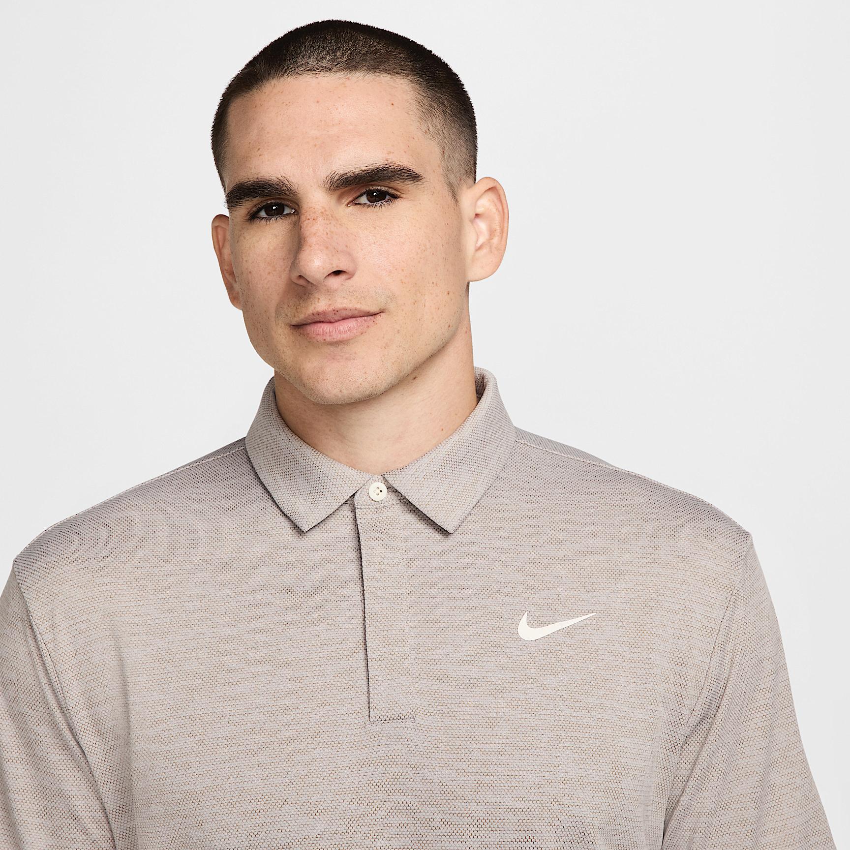 Nike Mens Tour Dri-FIT Jacquard Golf Polo | FZ7475-009 Product Image