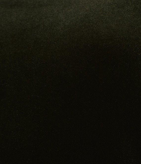 Alex Marie Ilana Stretch Velvet High Boat Neck Long Sleeve A-Line Mini Dress Product Image