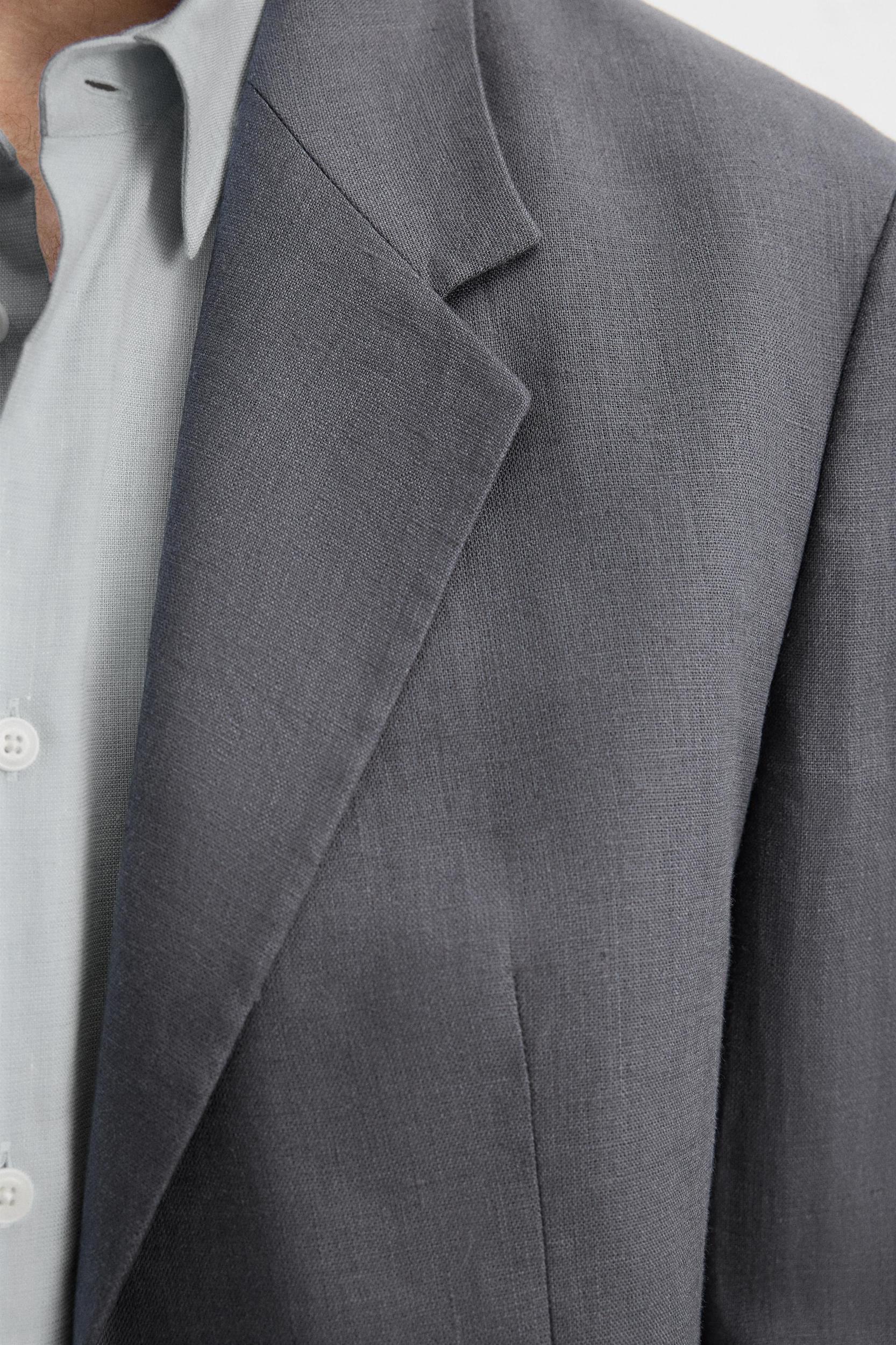 100% LINEN SUIT BLAZER Product Image