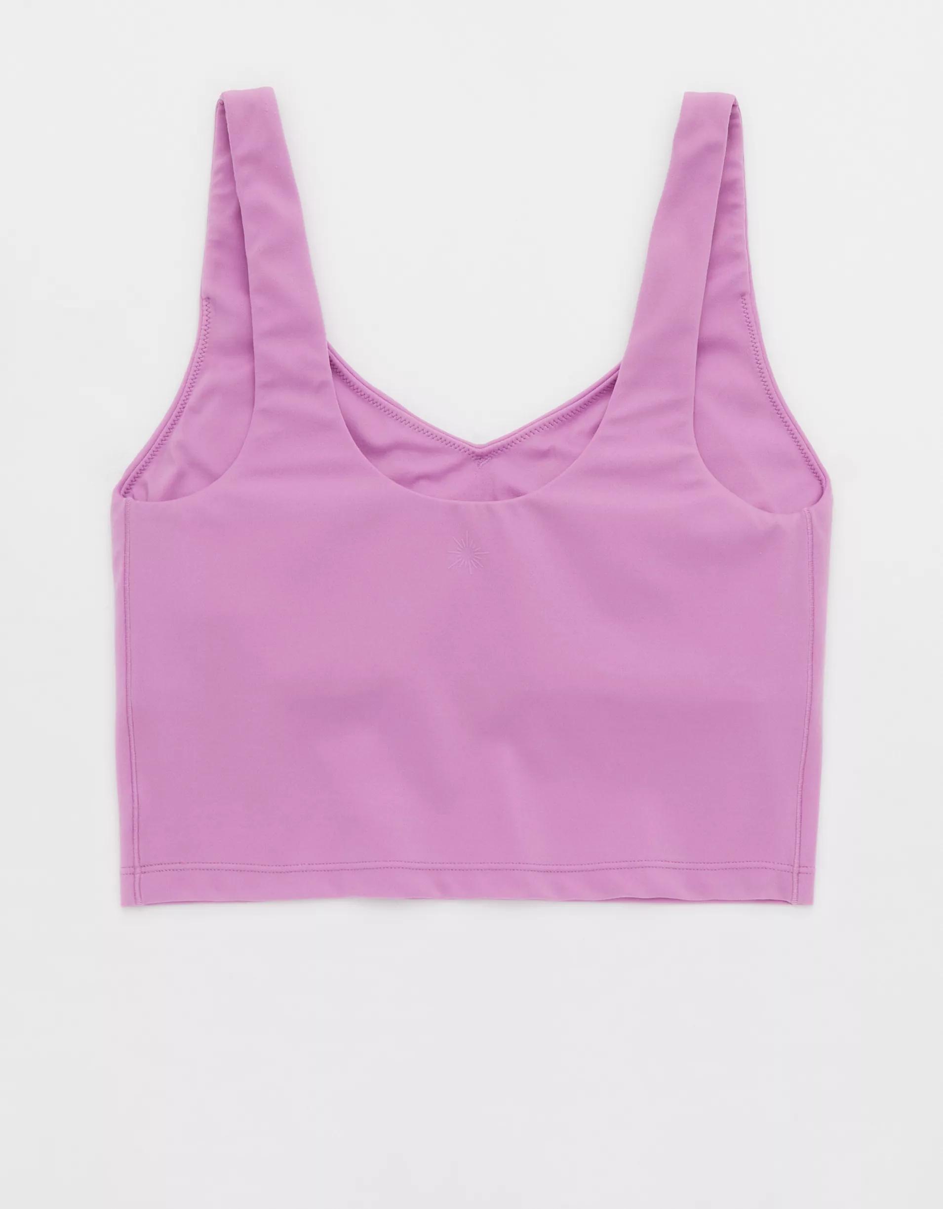 OFFLINE By Aerie Real Me Low Key Longline Sports Bra Product Image