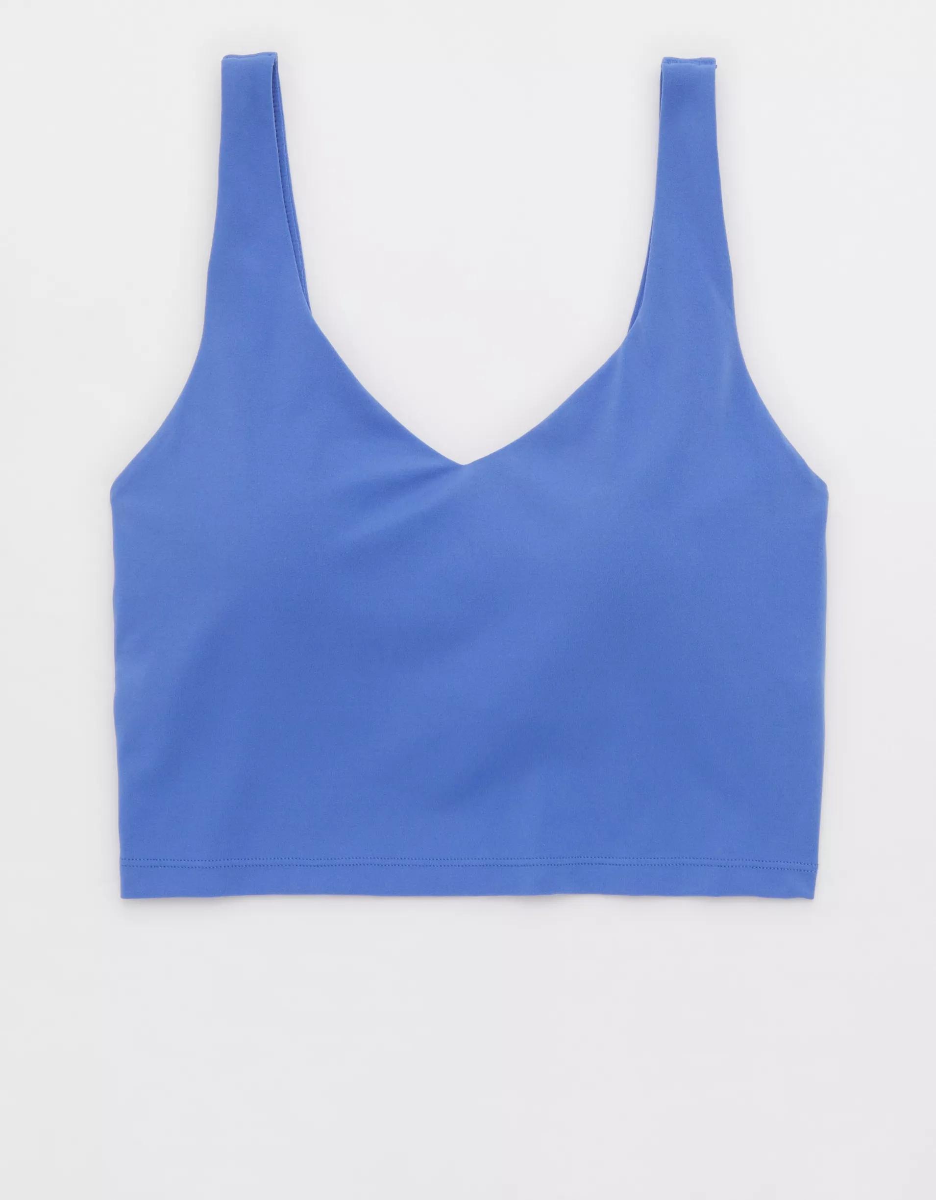 OFFLINE By Aerie Real Me Low Key Longline Sports Bra Product Image