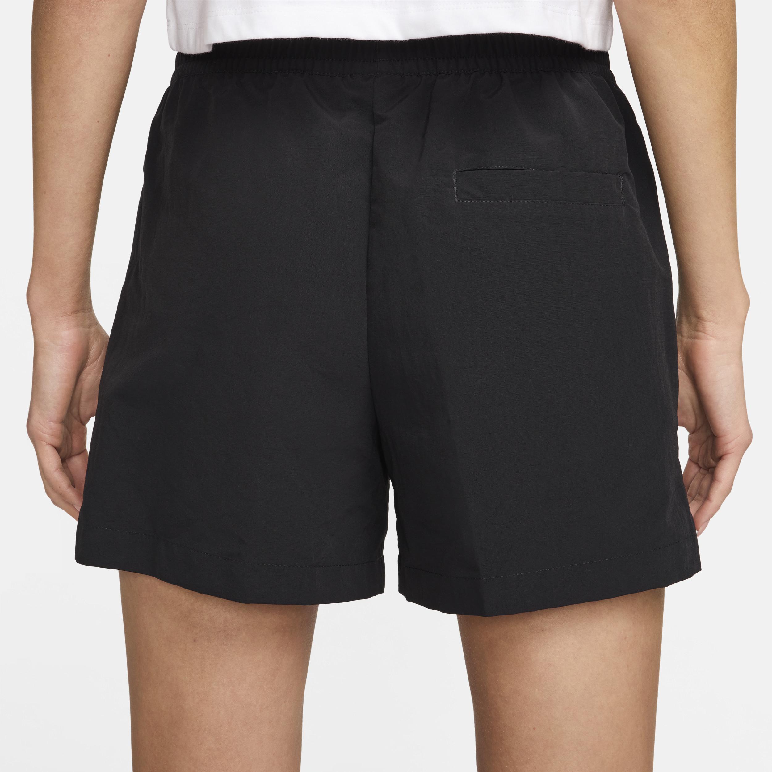 Nike Womens Nike Essential 5 Woven Shorts - Womens Black/White Product Image