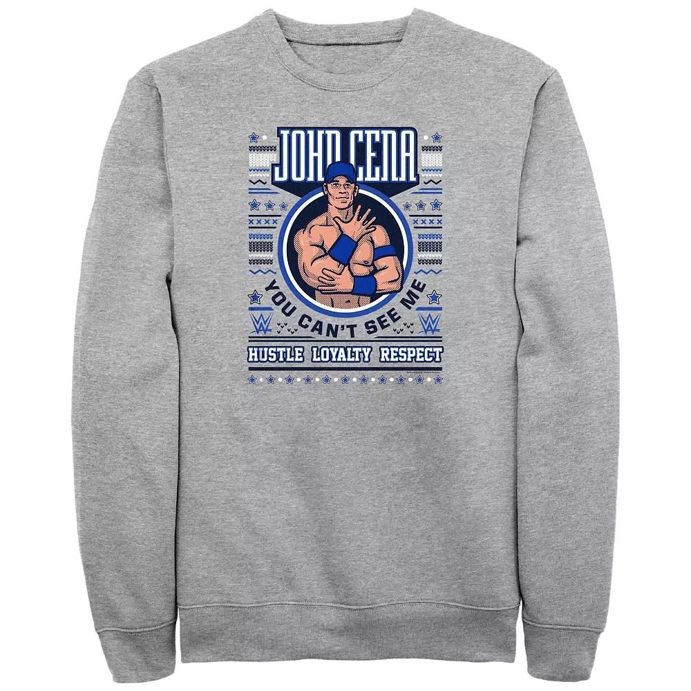 Big & Tall WWE John Cena Christmas Sweater Graphic Fleece, Men's,  Product Image