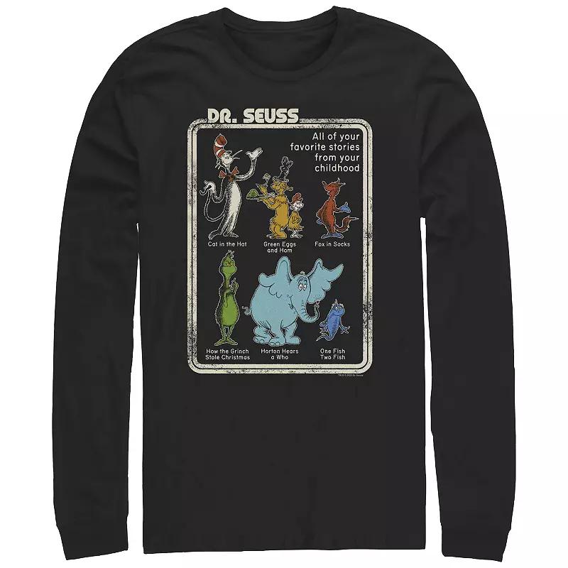 Men's Dr. Seuss Stories From Your Childhood Long Sleeve Graphic Tee,  Product Image