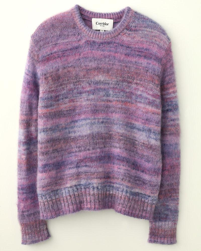 Space Dye Mohair Crewneck - Natural Product Image