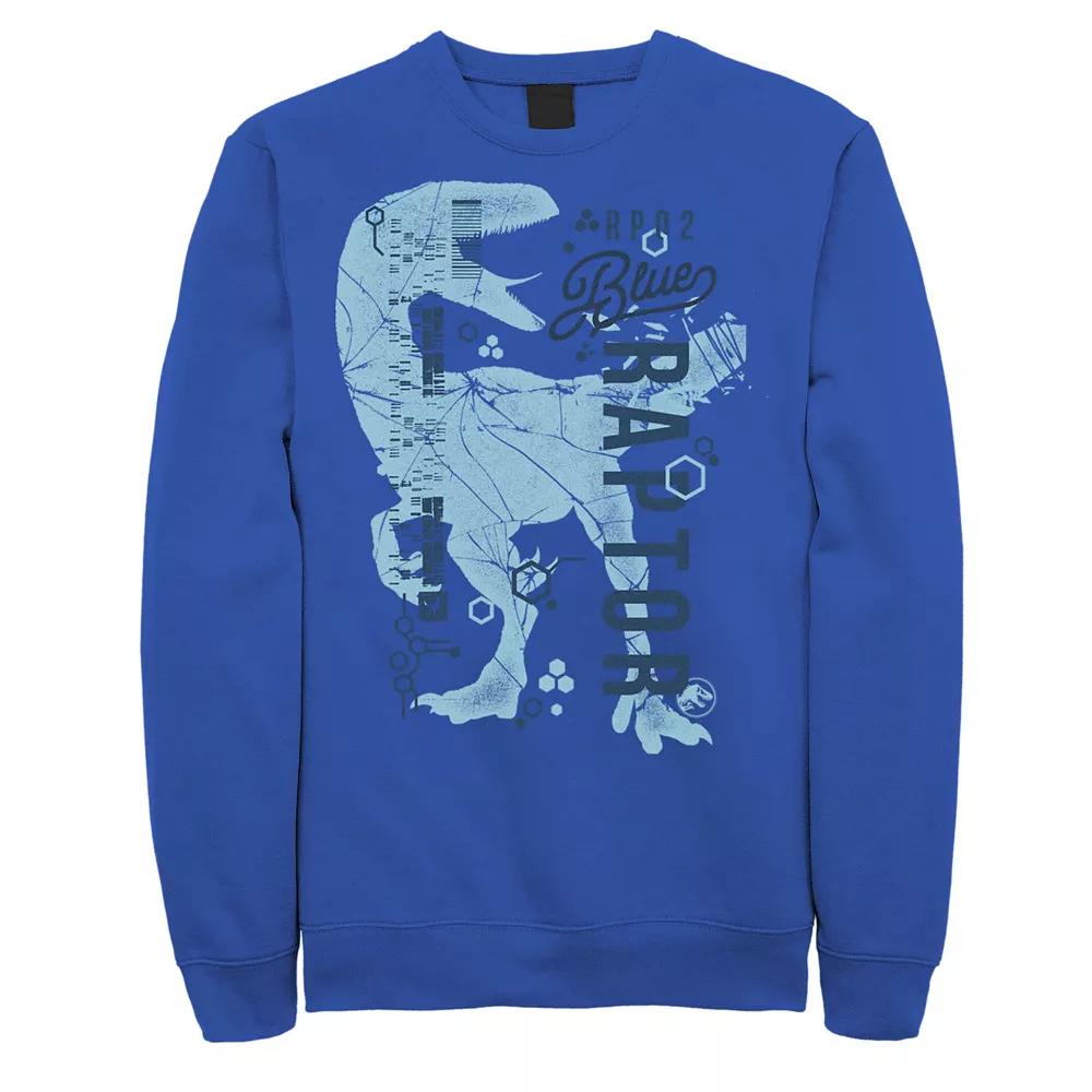 Men's Jurassic World Raptor DNA Code Sweatshirt,  Product Image