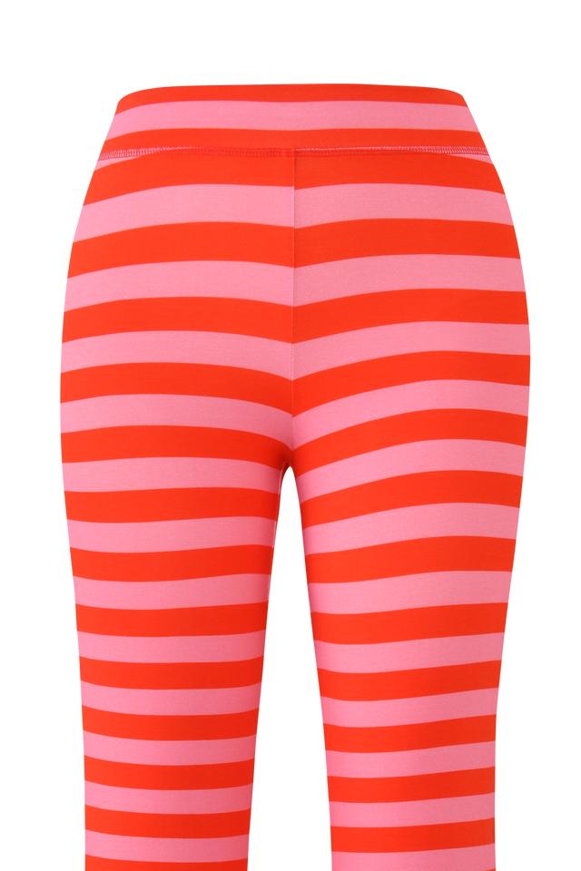 FAFI BLARE CAP SLEEVE HOODIE - PINK STRIPE Product Image