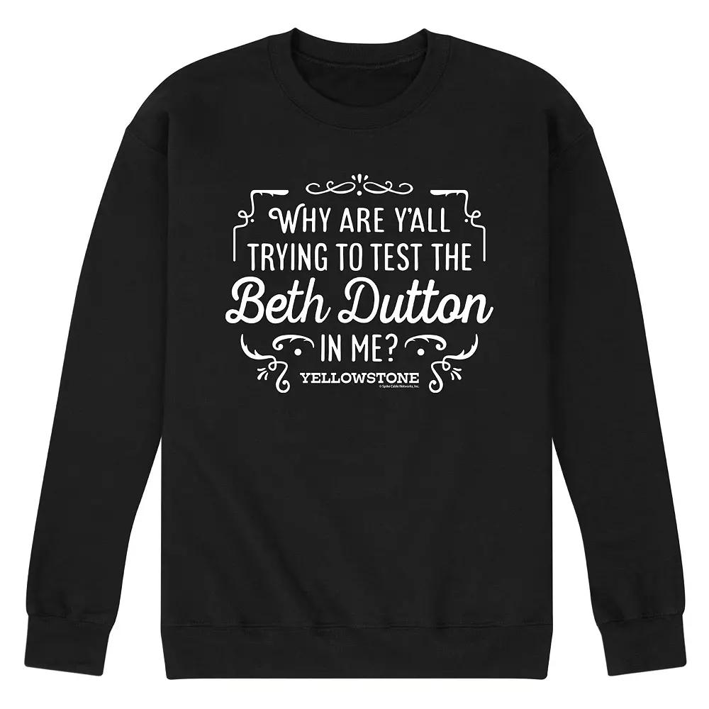 Men's Yellowstone Beth Dutton Sweatshirt,  Product Image
