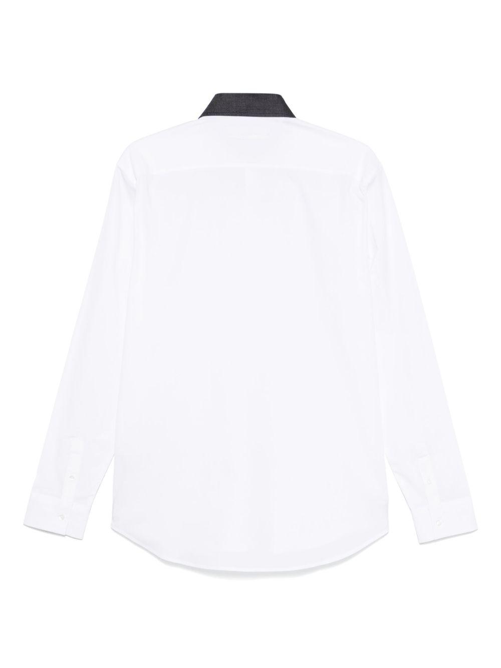 contrast-collar shirt Product Image