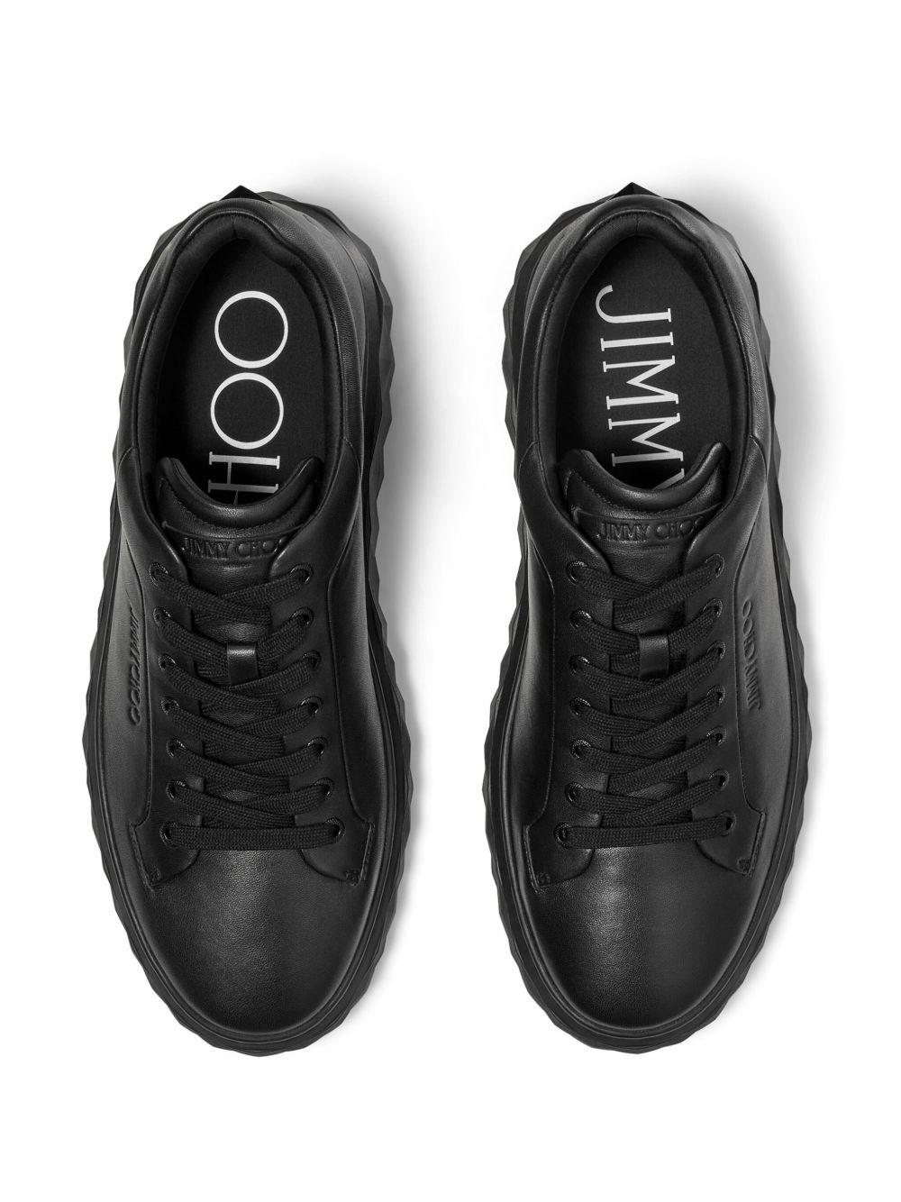 Diamond Maxi leather sneakers  Product Image