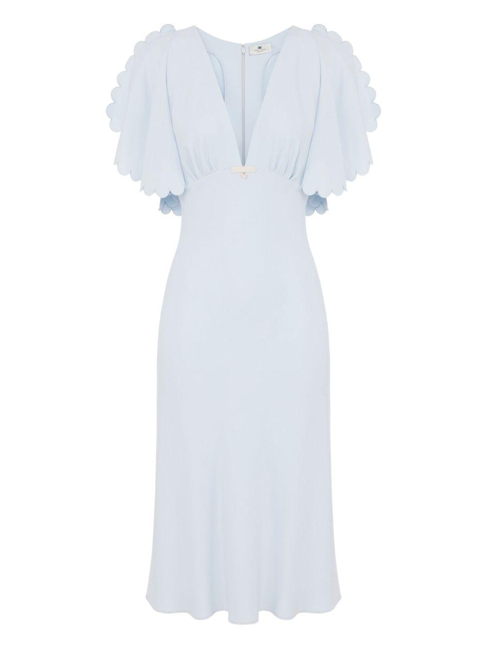 crepe midi dress Product Image