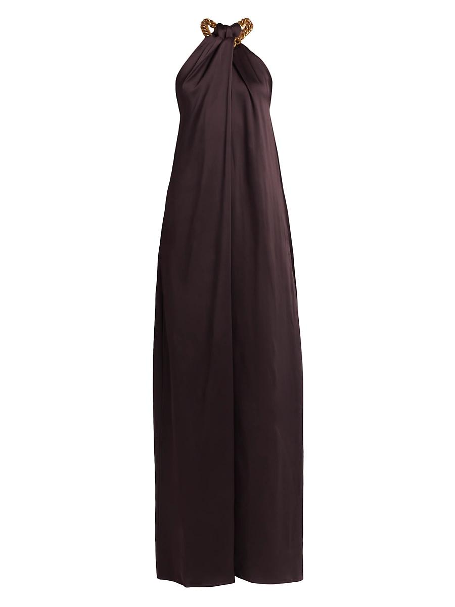 Womens Chain Halterneck Gown Product Image