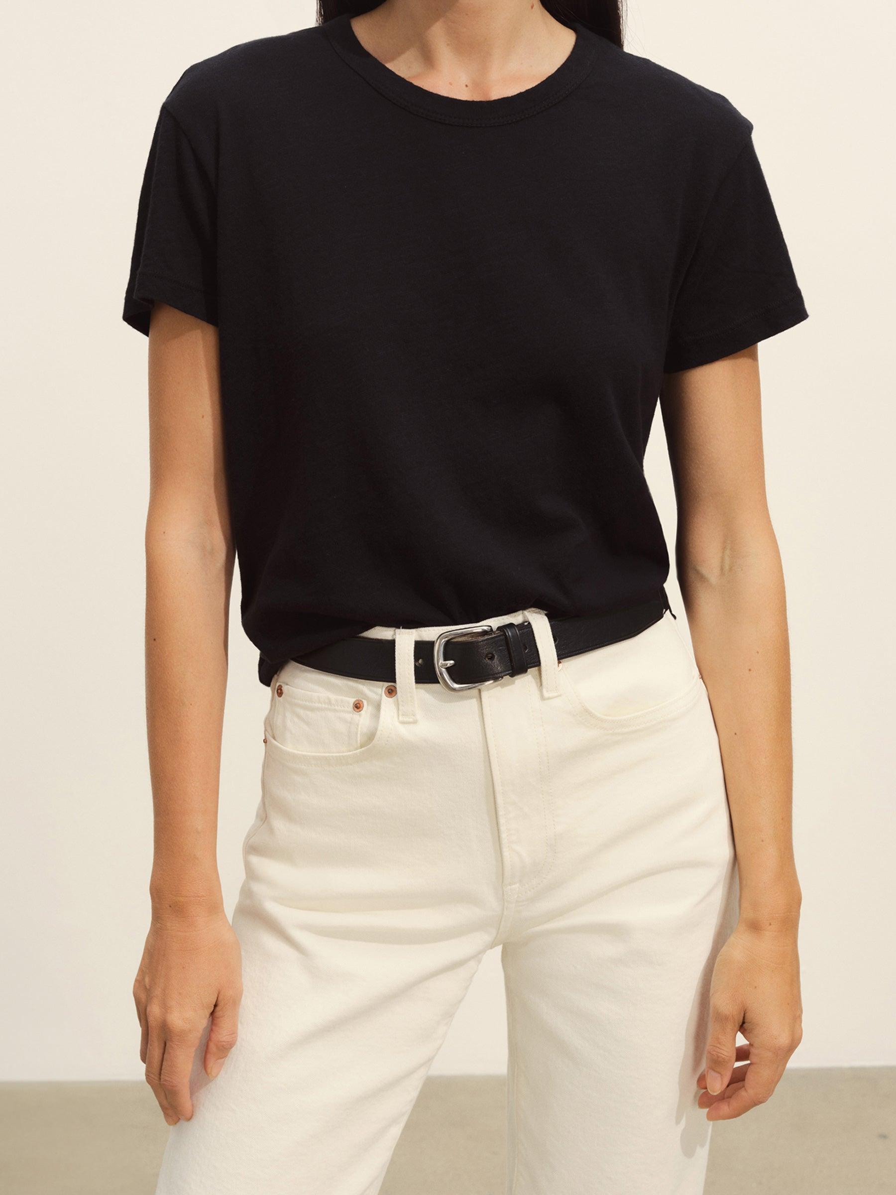 Black Slub Easy Crew Product Image