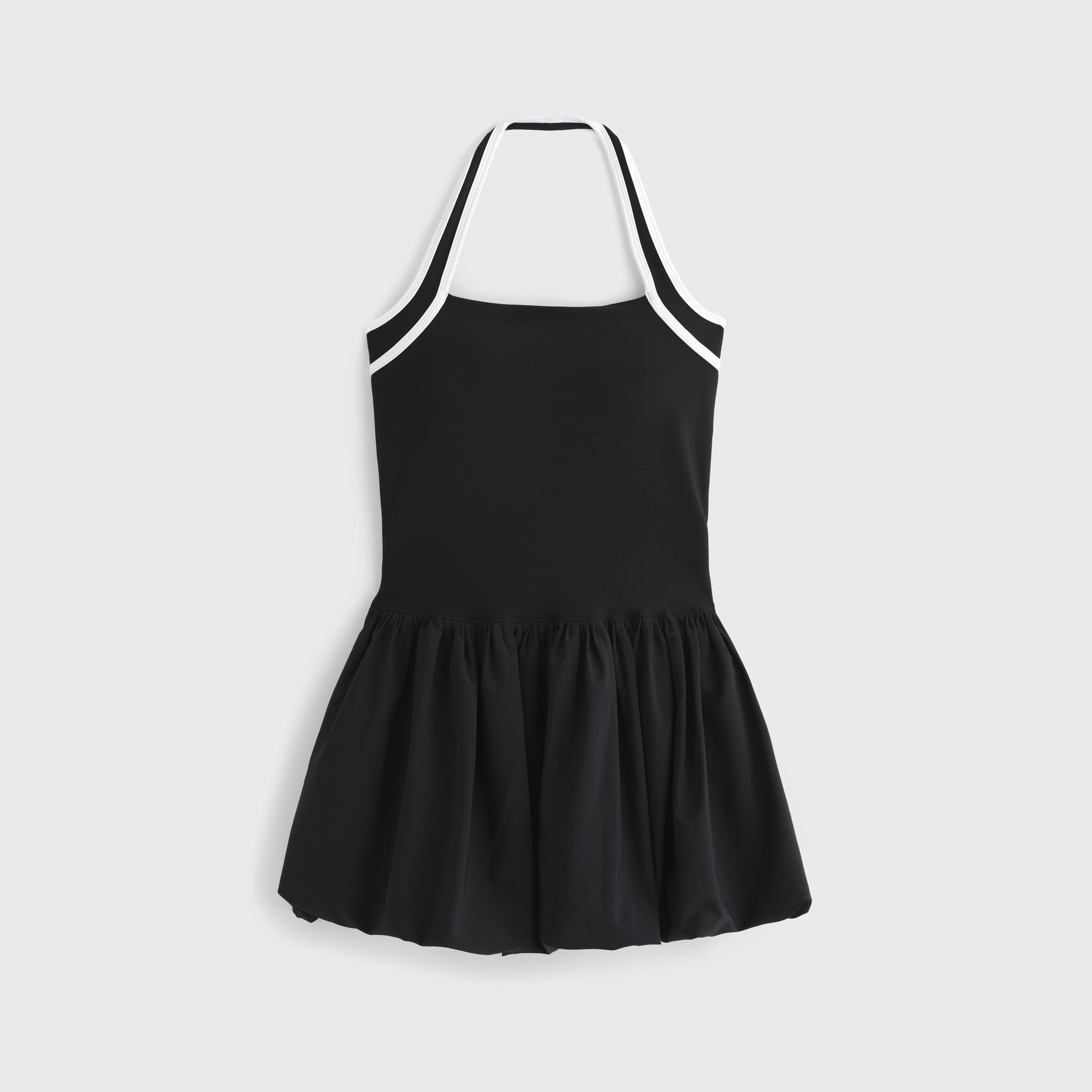 YPB motionTEK Halter Bubble Hem Mini Dress Product Image