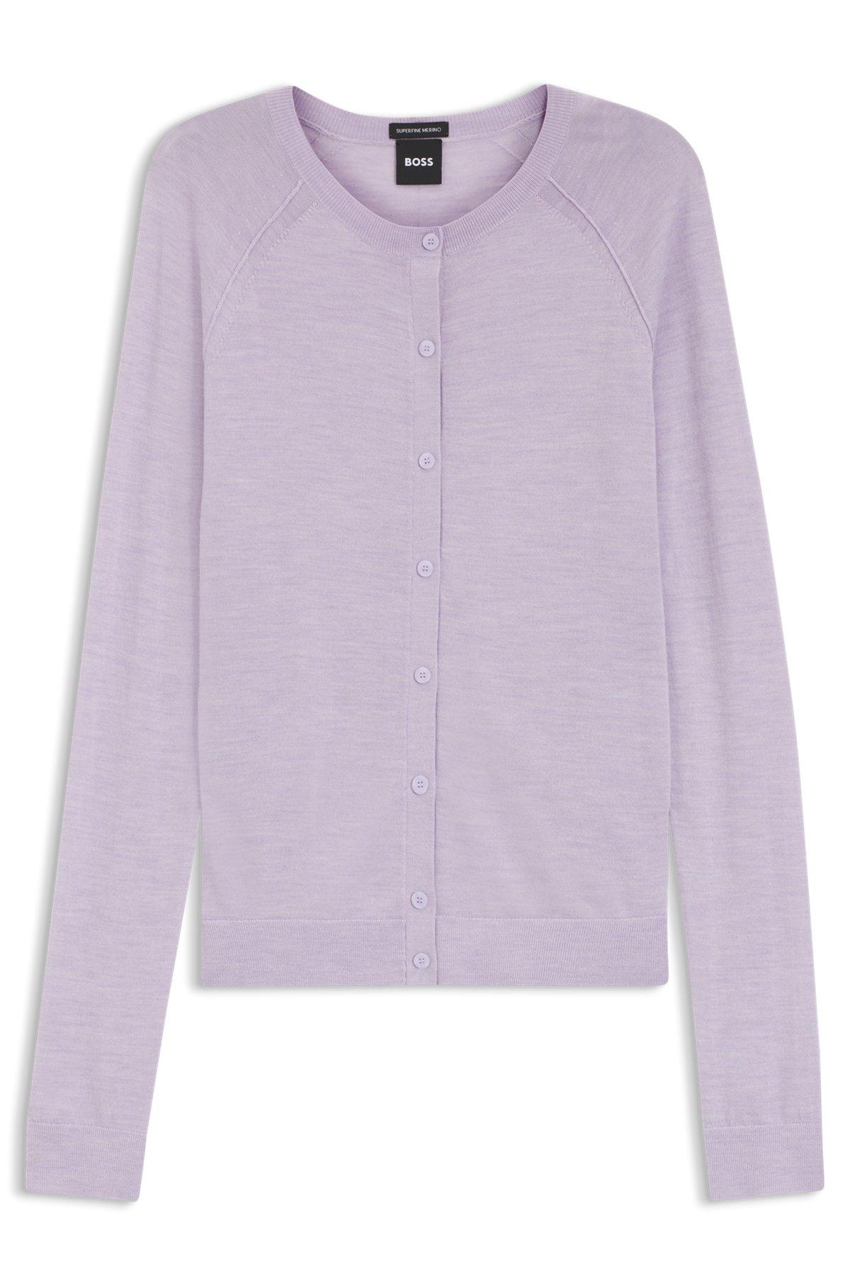 Superfine merino wool cardigan Product Image