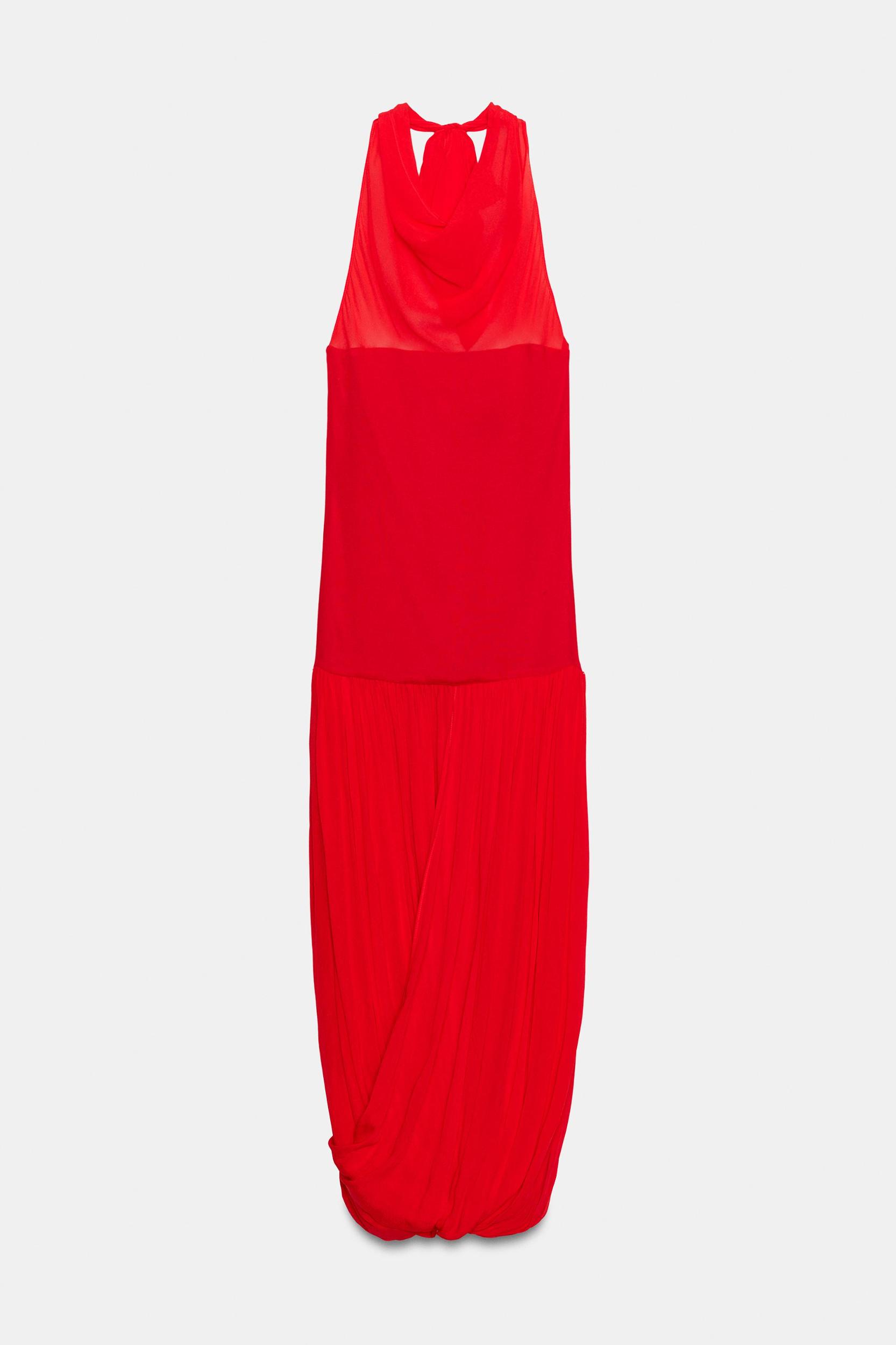 COMBINATION HALTER VOLUME DRESS Product Image