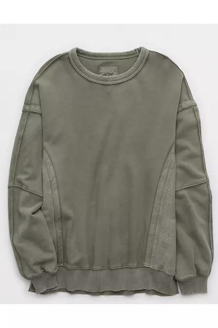 Aerie Keep It Light Crew Sweatshirt Women's Product Image