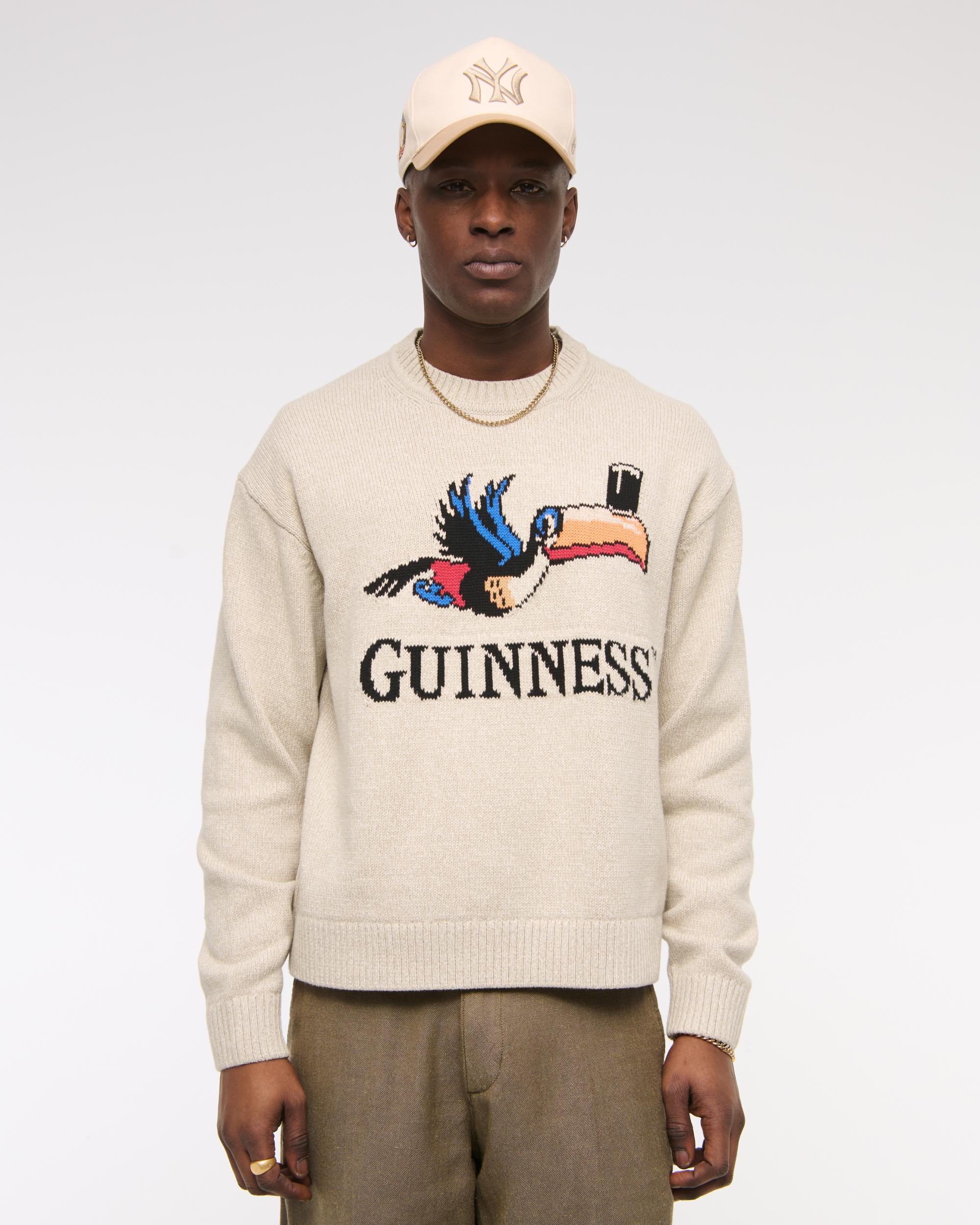 Oversized Guinness Graphic Crew Sweater Product Image