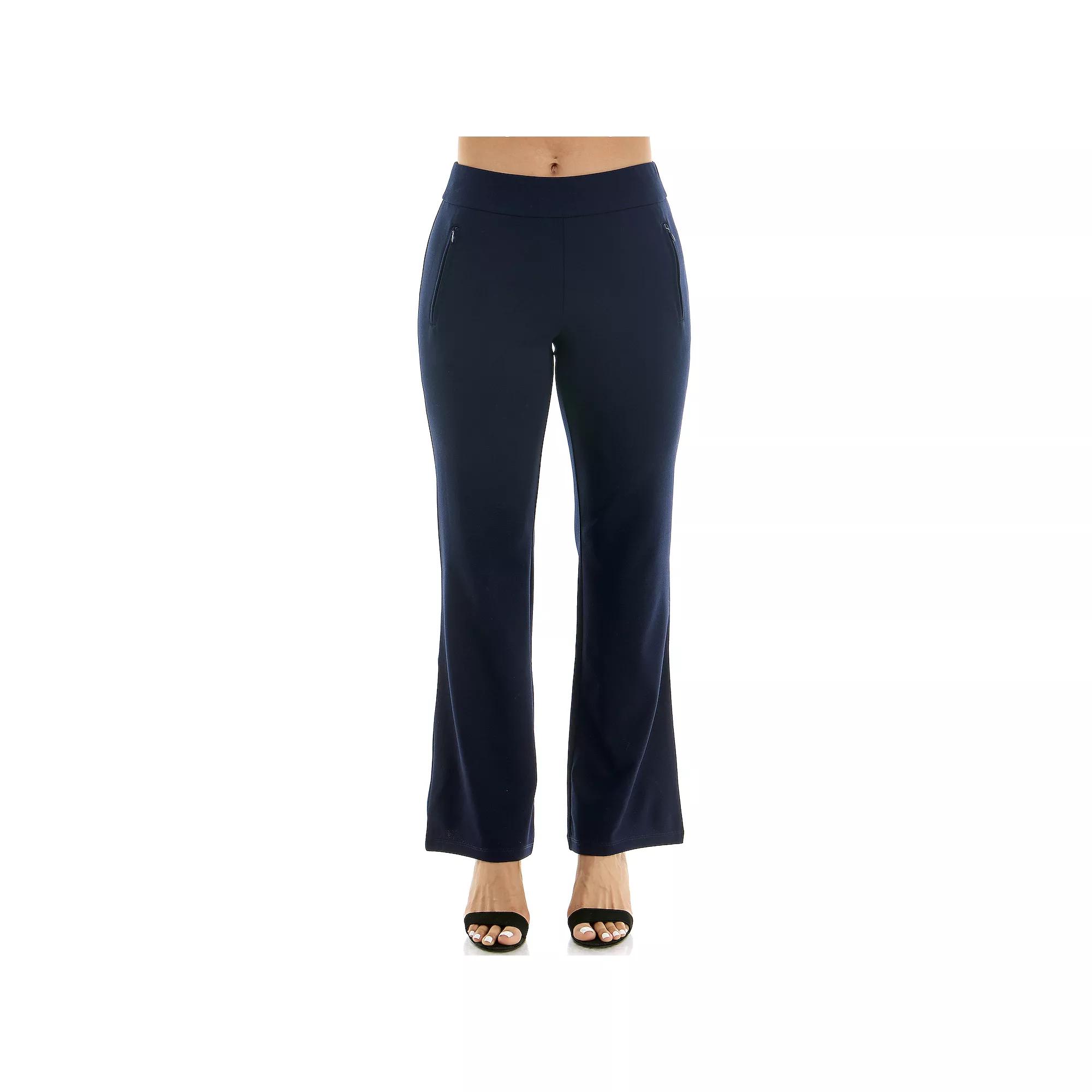 Women's Nina Leonard Classic Bell Bottom Pants,  Product Image