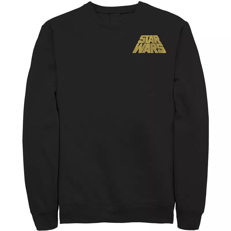 Men's Star Wars Distressed Slant Logo Z2 Sweatshirt,  Product Image