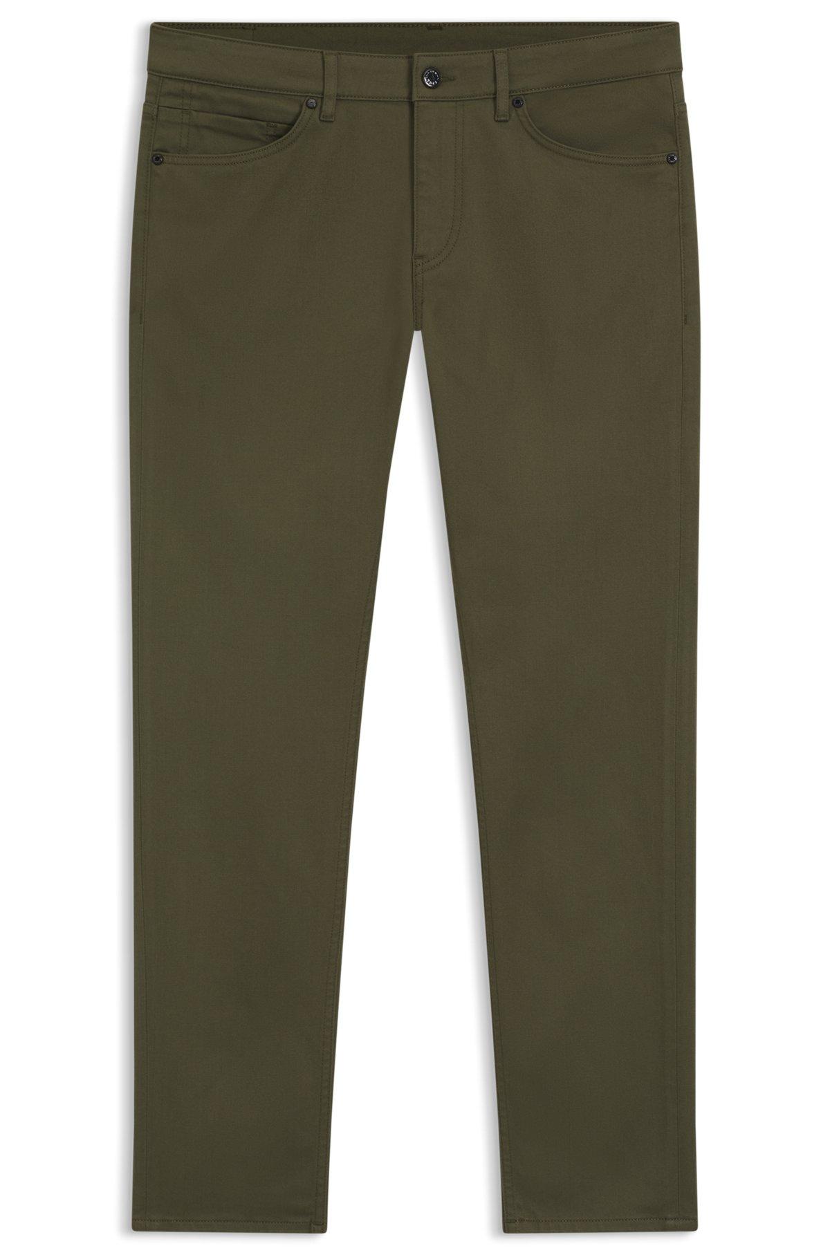 Porsche x BOSS tapered-fit pants in stretch denim Product Image